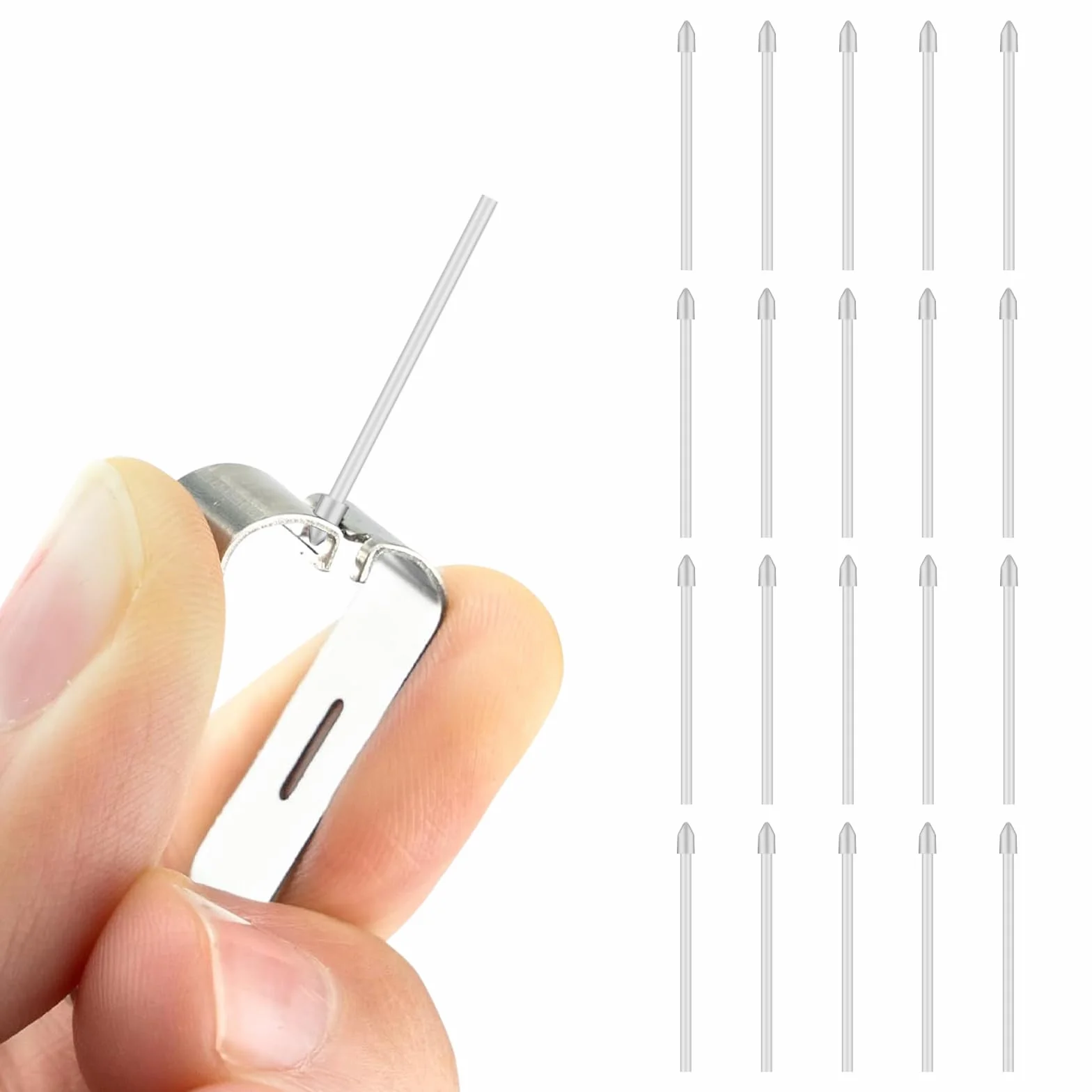 Wymienne końcówki Touch Stylus Tips do Samsung S Pen Galaxy S6/S6lite/S7/S8/S9/Note10/Note20/Note10+/Note20 ultra/S21U/S22U/S23U (białe)