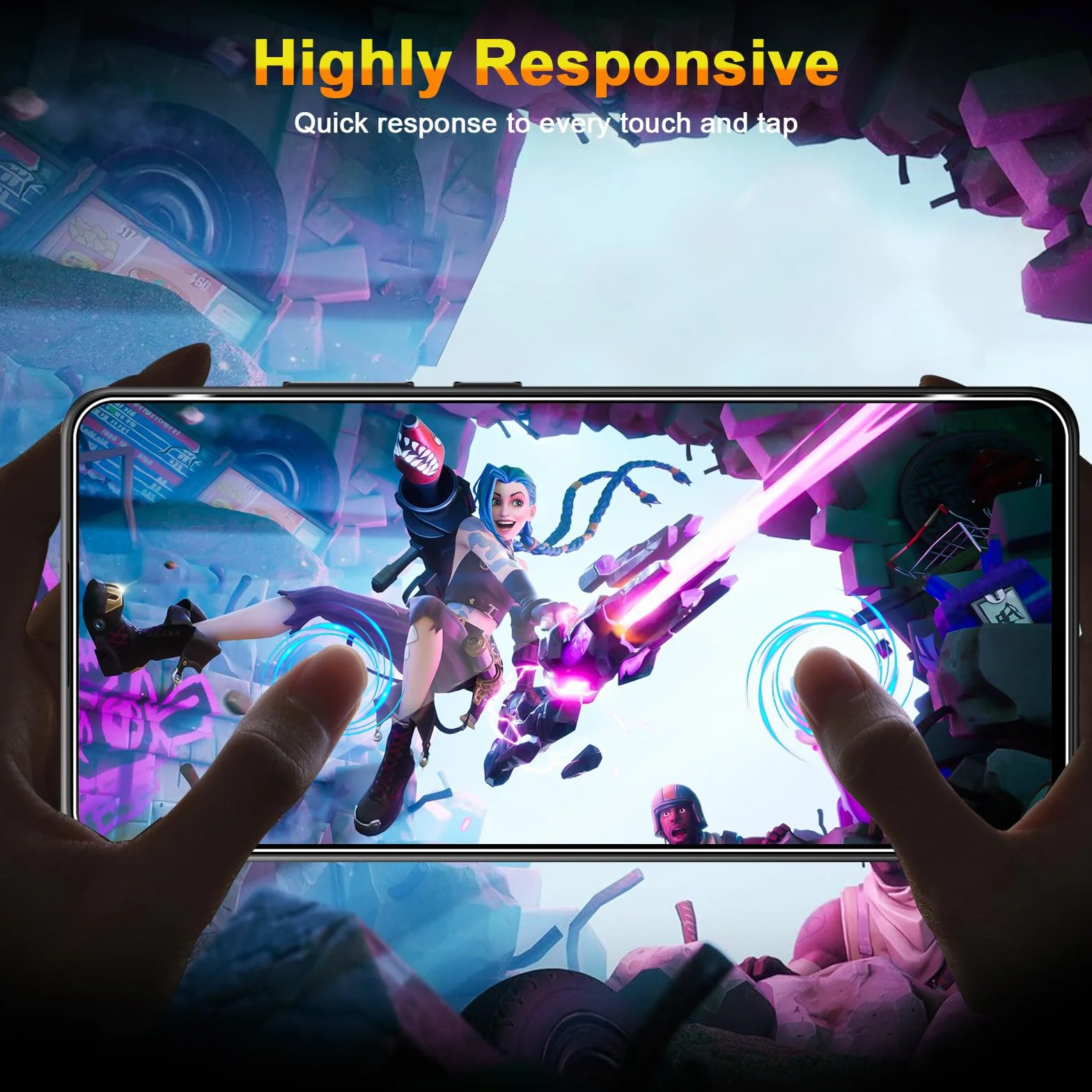 QULLOO Ochraniacz ekranu do Xiaomi Poco X7 Pro 5G, szkło hartowane 9H, zestaw 3 sztuk