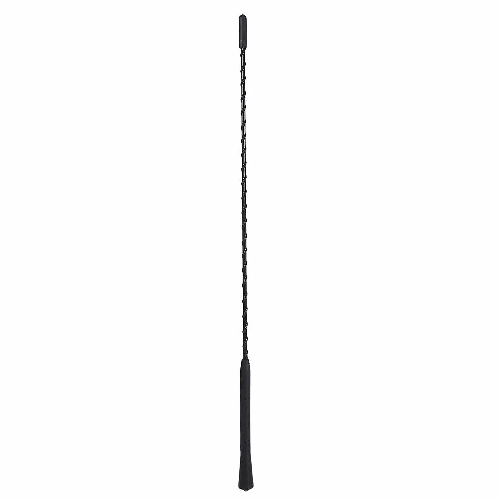 Uniwersalna antena radiowa do samochodu, wzmacniacz anteny FM AM, maszt dachowy, antena biczowa odbiorcza, wkręcane samochodowe radio stereo (40 cm)
