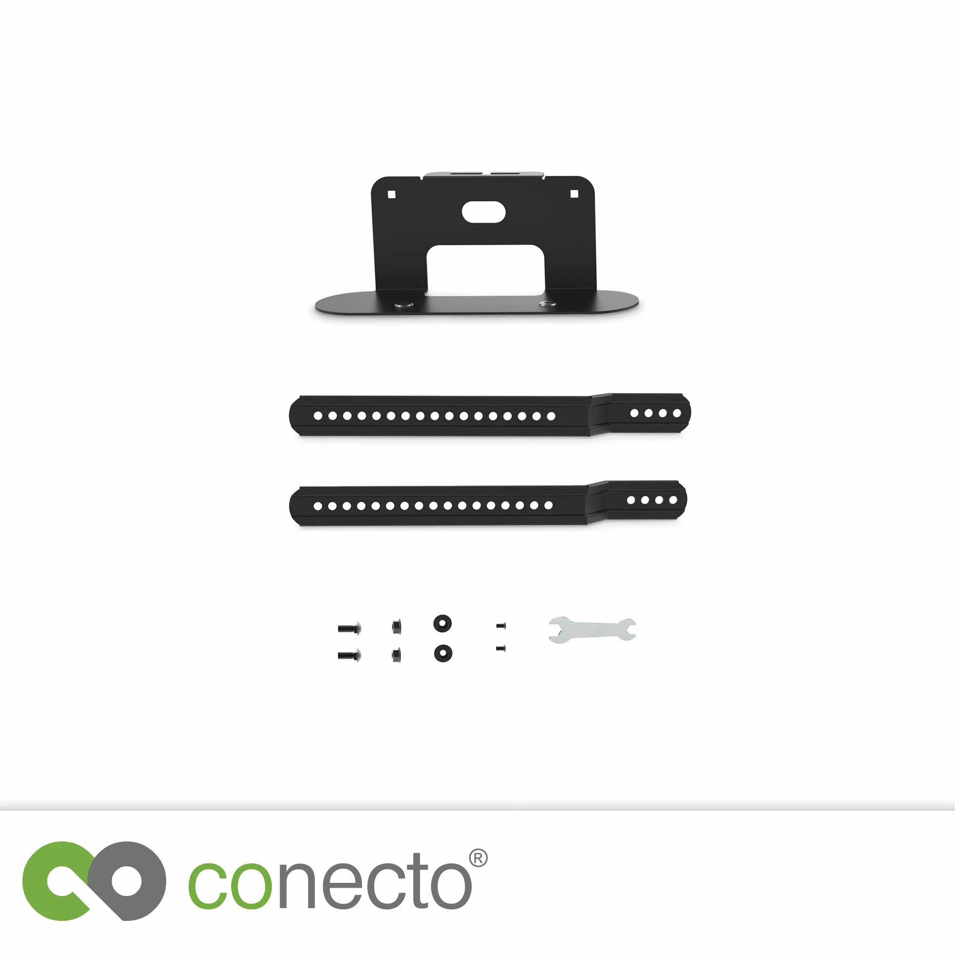conecto CC50650 uchwyt do bezpośredniego montażu na telewizorze, kompatybilny z soundbarem SONOS BEAM, nośność: 5 kg, czarny