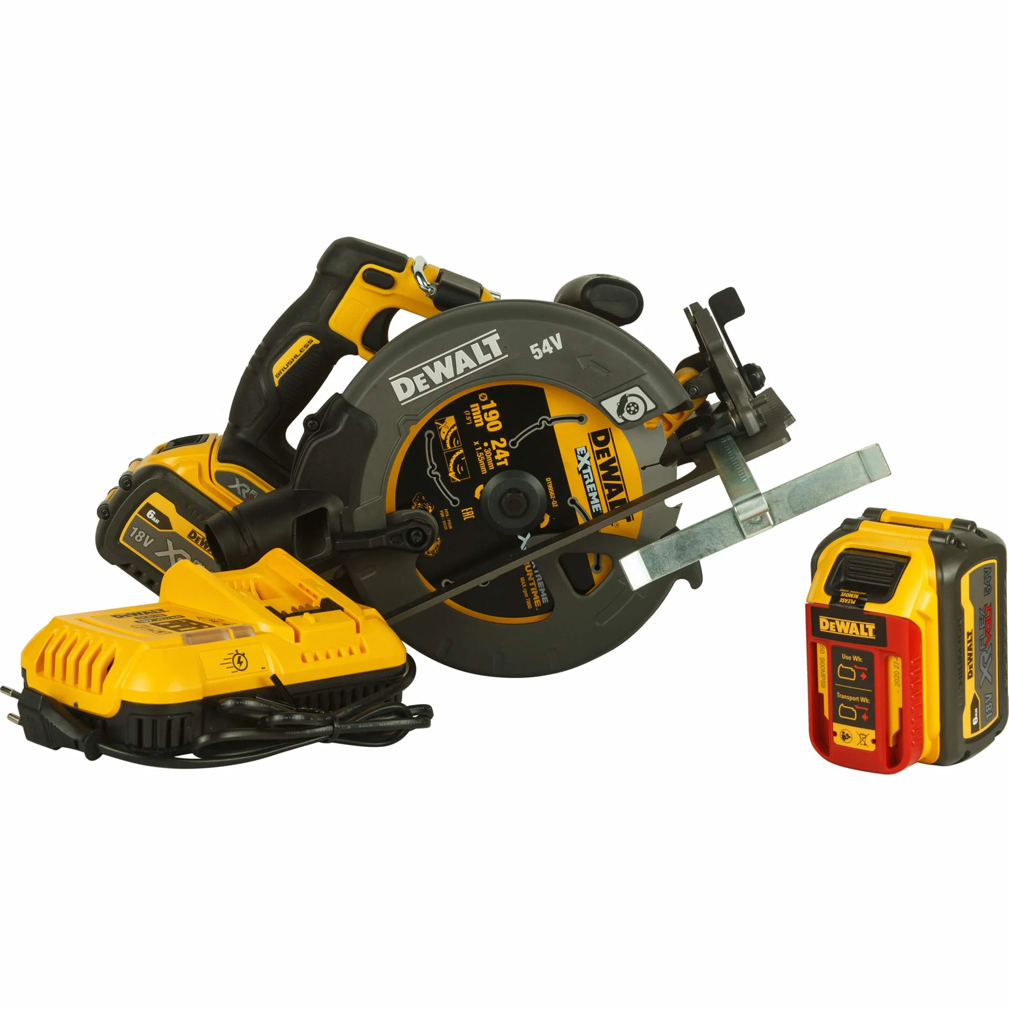 Pilarka Tarczowa 54V 2x6Ah 190mm FlexVolt DCS575T2 DeWalt