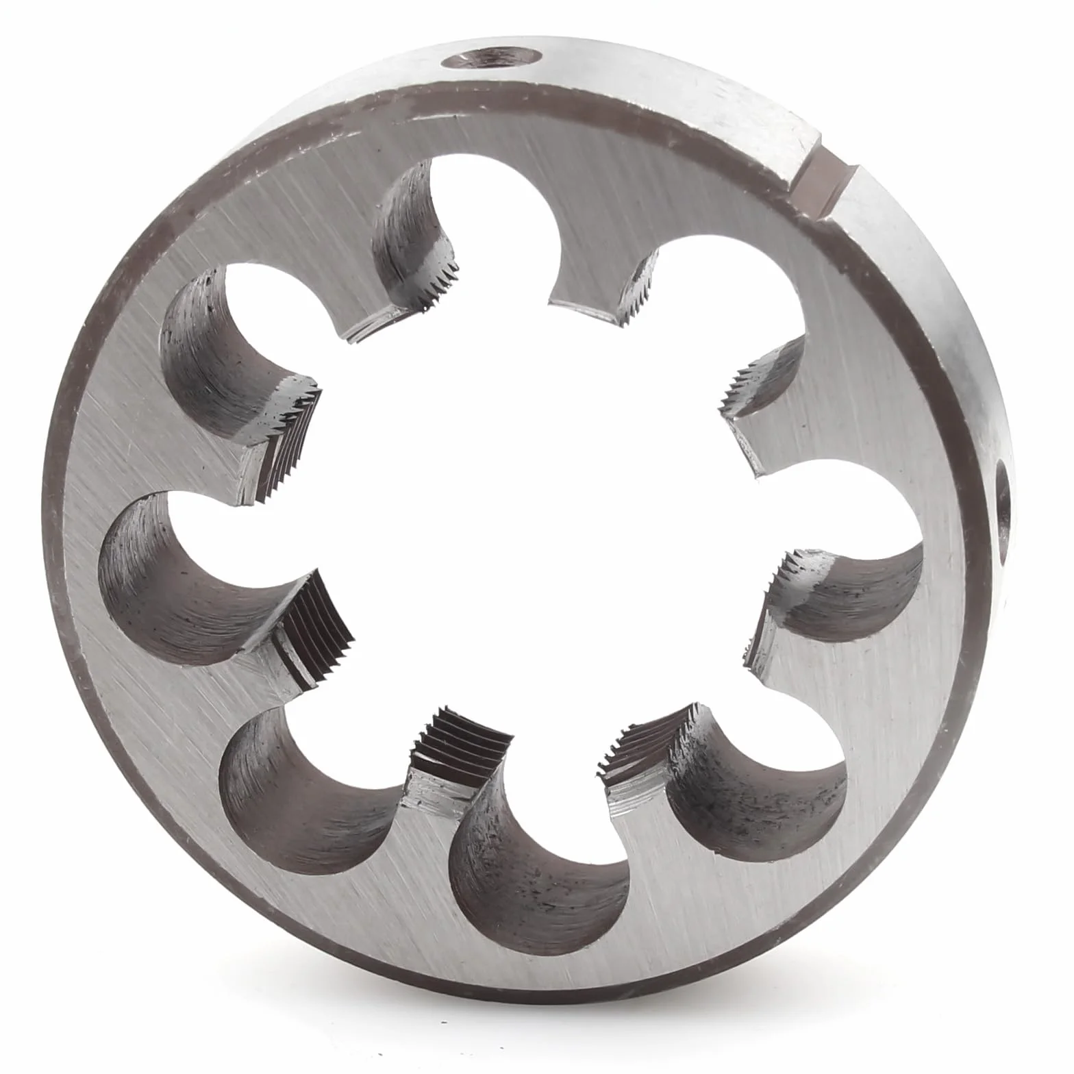 2.5-1.6 cm-12 UN Round Die, 1-5/8"x12 Matryca do gwintowania prawa ręka | Matryca gwintowana 2,5-1,6 cm-12 UN, wykonana ze stopu stali narzędziowej, używana do gwintowania gwintów wewnętrznych.