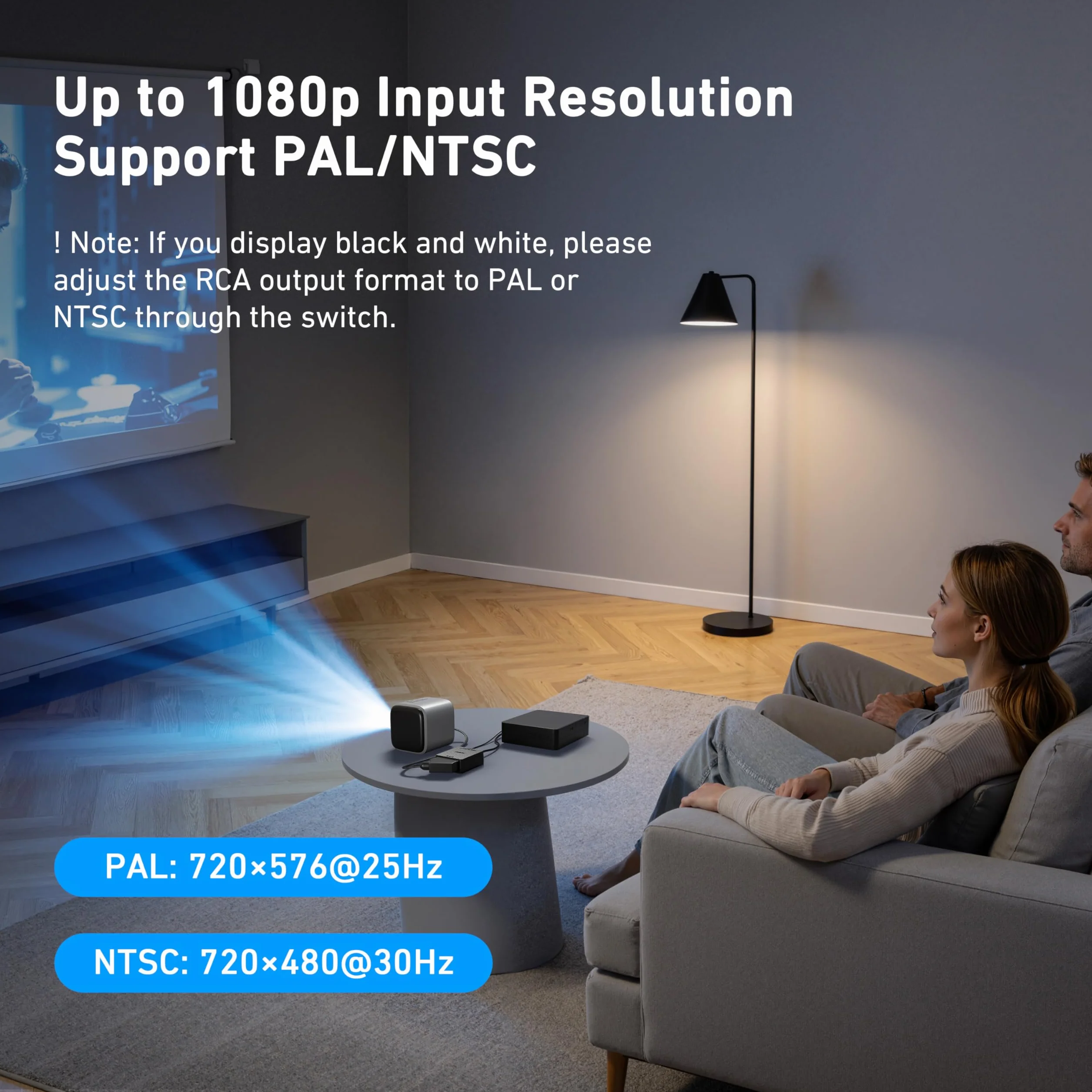BENFEI Adapter HDMI na Scart 1080p kompatybilny PAL/NTSC