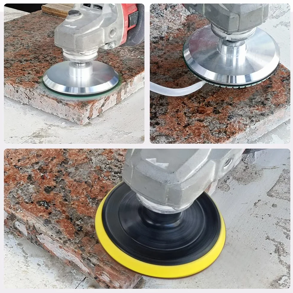 Podkładki do polerowania na mokro diamentowe, HIGHDRIL, 12 szt. 125 mm #50, do szlifowania marmuru granitowego używanego do szlifierki lub polerki