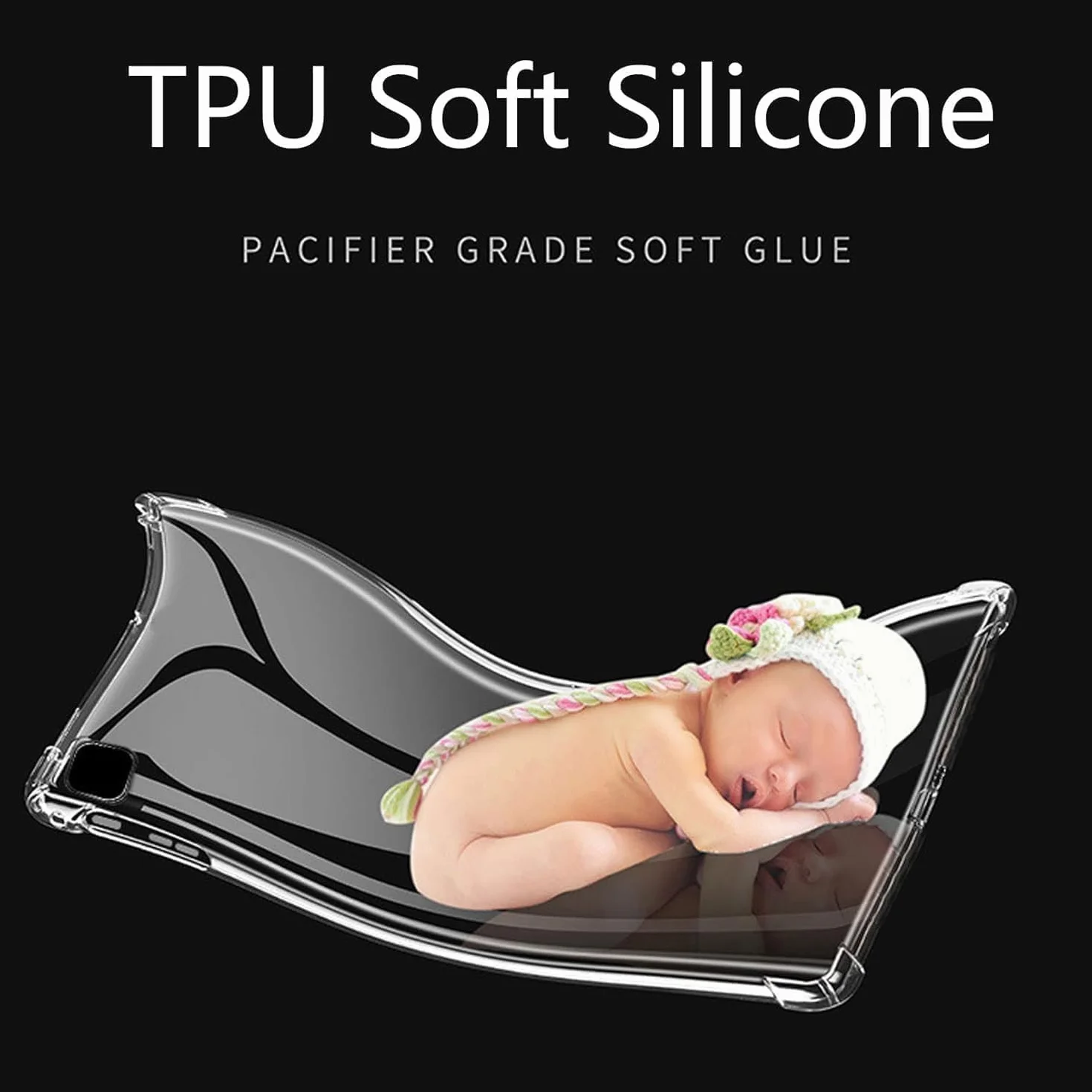 Etui kompatybilne z Xiaomi Redmi Pad 2 Pro 12,1" silikonowe TPU przezroczyste