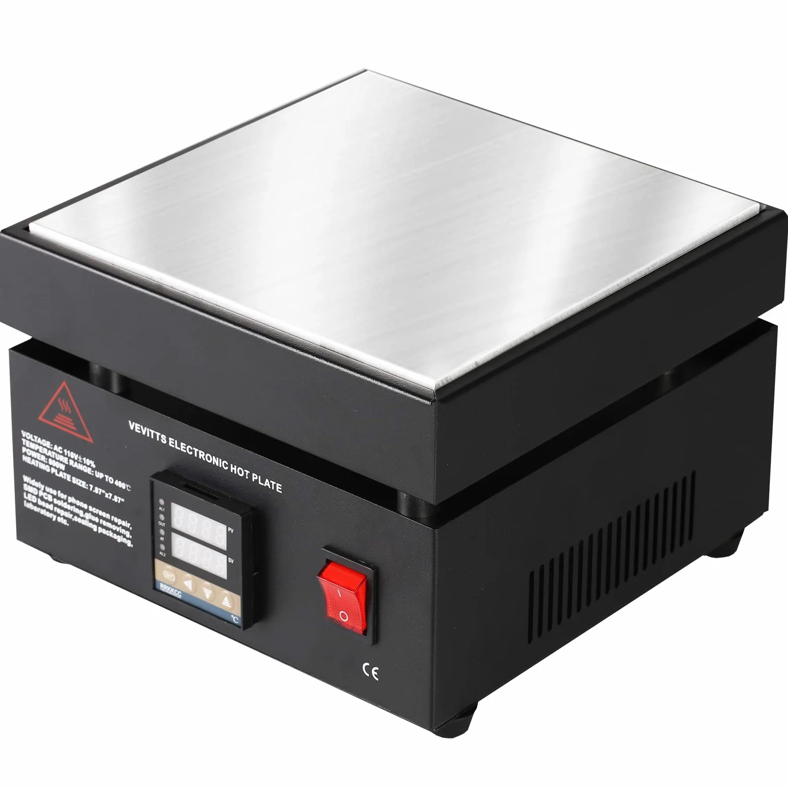 Vevitts 110 V 850 W LED Mikrokomputer Elektryczna płyta grzewcza Podgrzewania Lutowania Stacja Podgrzewania Lutownica Lutownica Lutownica