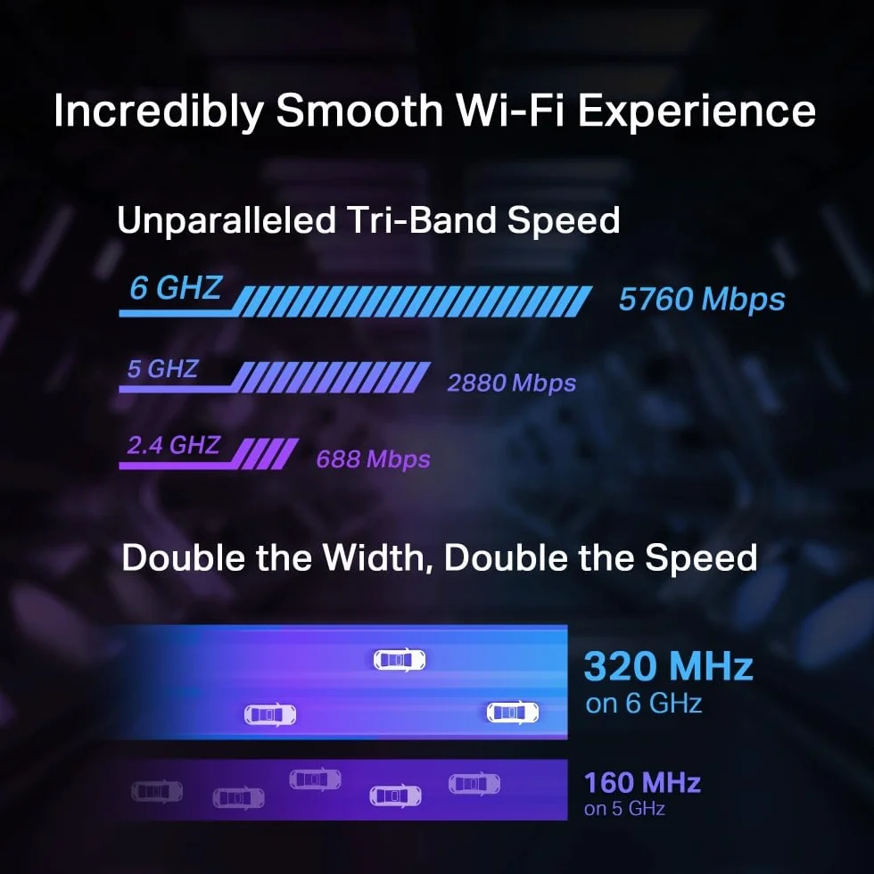 TP-Link Archer TBE550E karta Wi-Fi BE9300 Tri-Band Wi-Fi 7 Bluetooth 5.4 PCIe WPA3