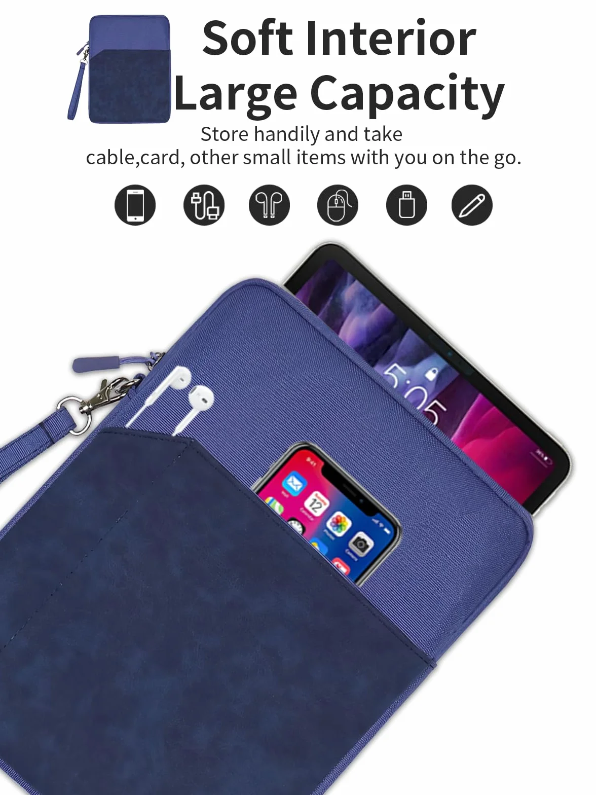 XPPen Magic Note Pad Etui 10,9 cala wodoodporne niebieskie