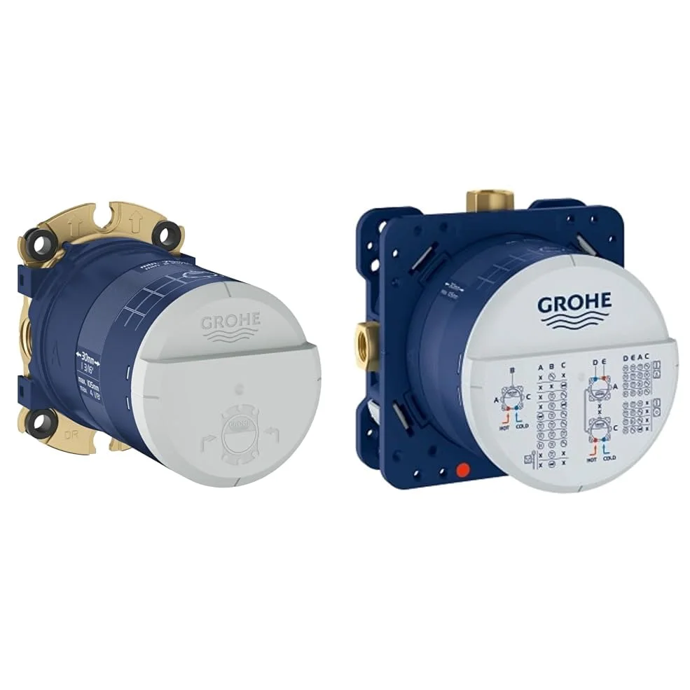 GROHE Rainshower Uniwersalny element podtynkowy 1/2" & GROHE Rapido SmartBox Uniwersalny element podtynkowy 1/2