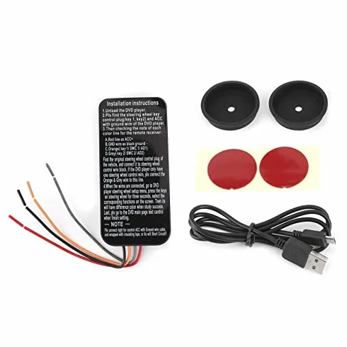 Bezprzewodowy Przycisk Multimedialny Bluetooth do Radia Samochodowego GPS Zdalne Sterowanie na Kierownicy Niebieskie Światło