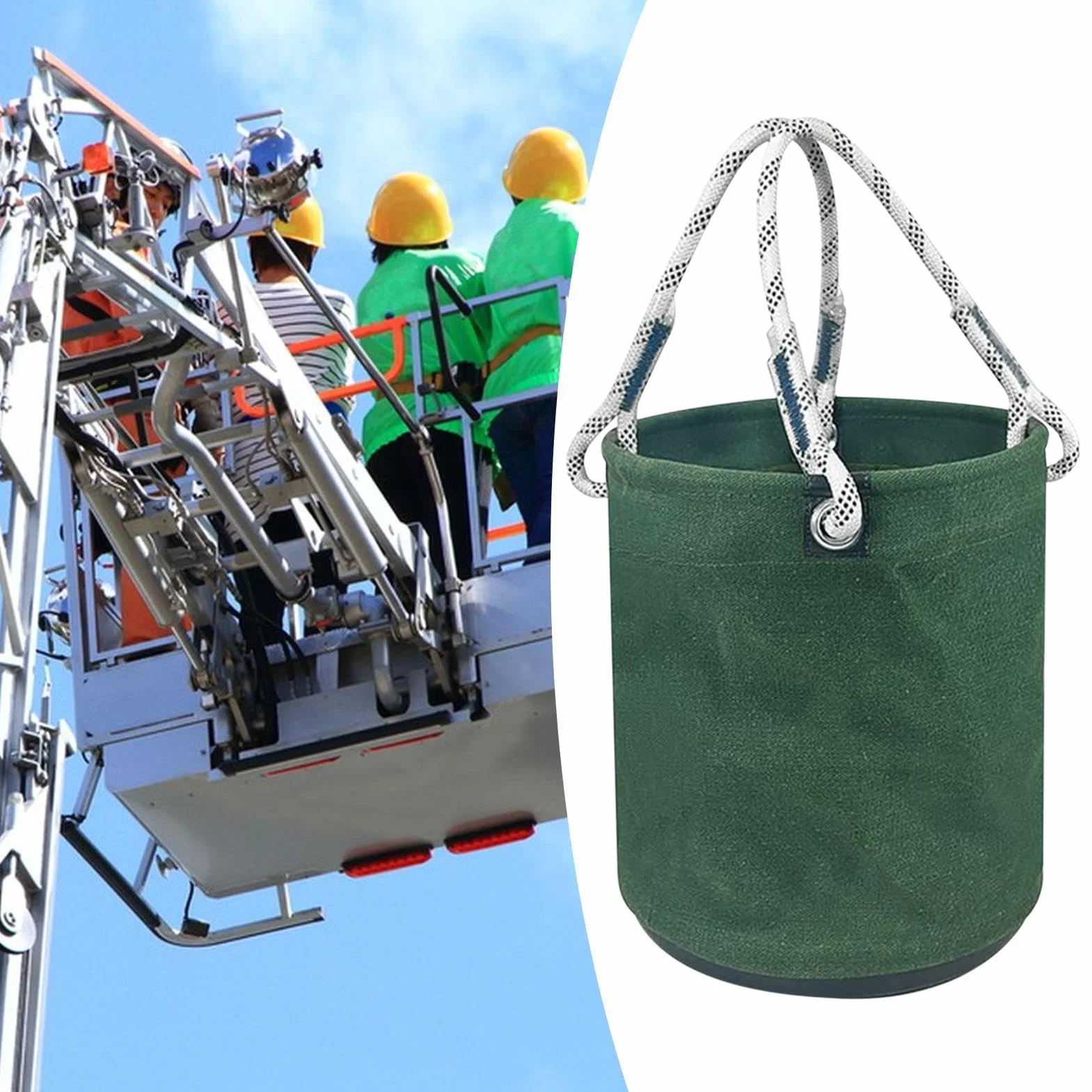 Organizator Wiadro Narzędzi Elektrycznych Wiaderko Z Płótna Uniwersalna | Organizator Roboczy Ze Wzmocnionymi Kieszeniami Do Ogrodnictwa Budownictwa Stolarstwa