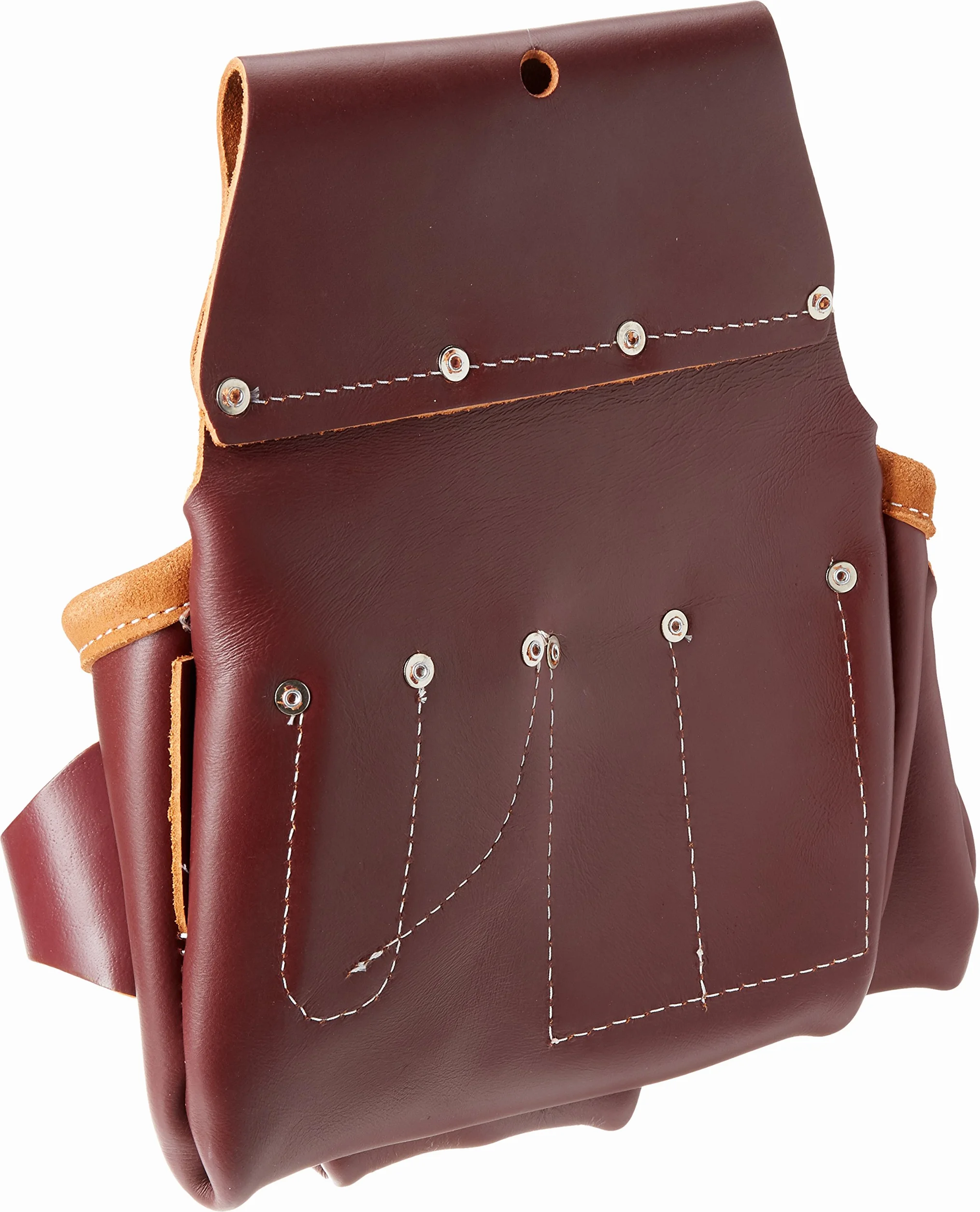SitePro 51-15018-DB 3-Pouch Pro skórzana torba na narzędzia z uchwytem na taśmę