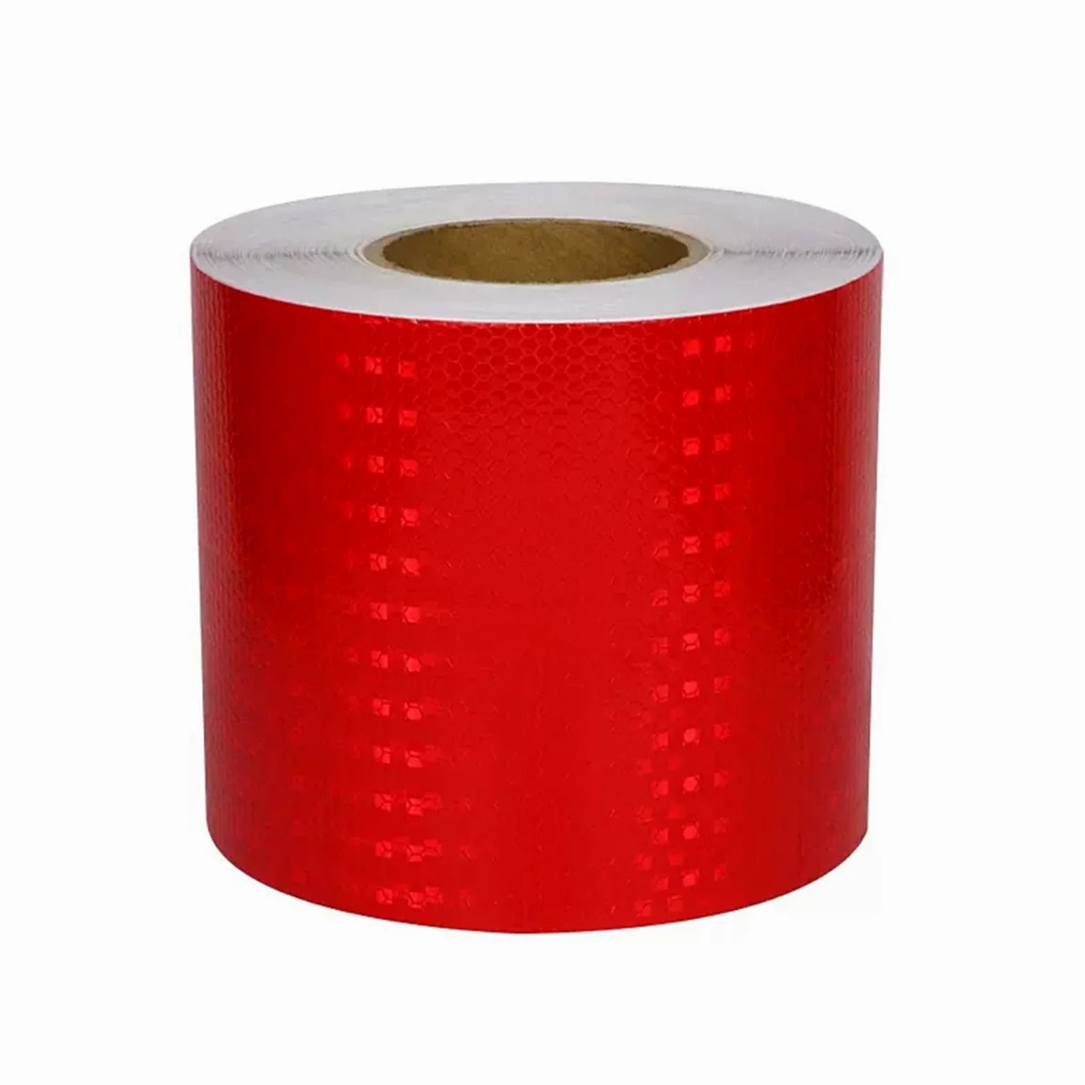 Taśma ostrzegawcza, Samoprzylepna taśma ostrzegawcza odblaskowa fluorescencyjna wielokolorowa 3-50m(Red,50m)