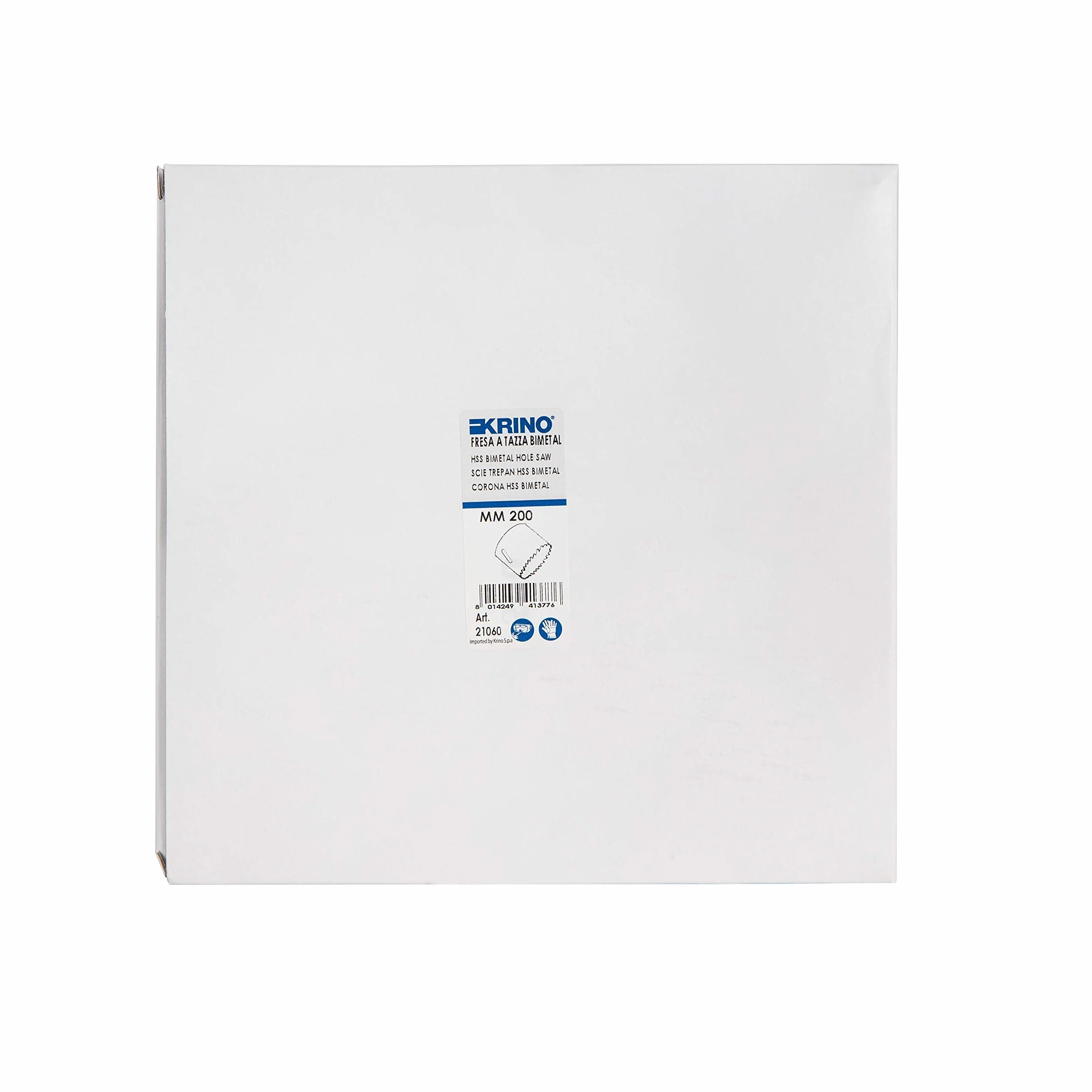 Krino 2106021000 otwornice do metalu HSS A uzębienie zmienne, szare, 210 mm