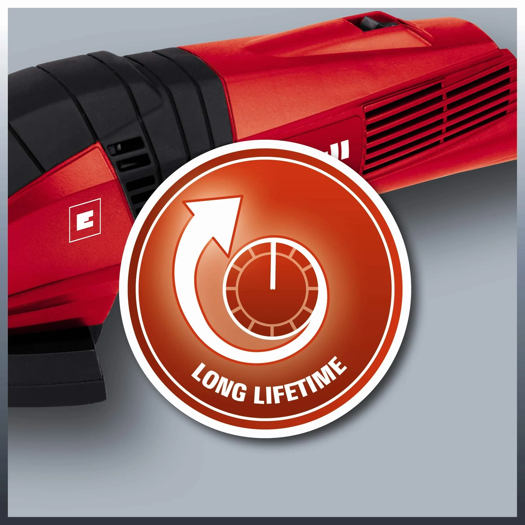 Einhell Szlifierka Delta TC-DS 19 (190 W, prędkość oscylacyjna 20000 1/min, ergonomiczny miękki uchwyt, Extreme Fix, adapter do odsysania kurzu, w zestawie 3 sztuki papieru ściernego), czerwona