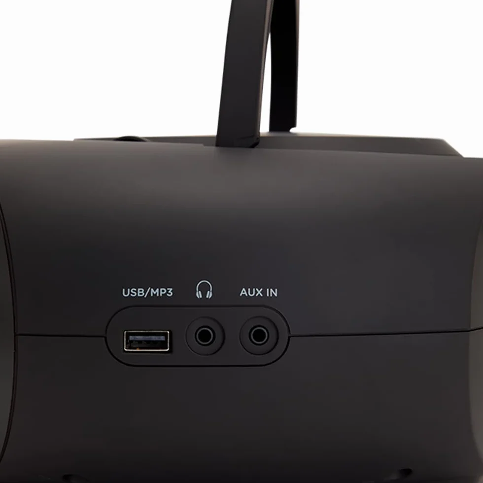 Aiwa BBTU-500DAB/BK przenośne radio CD Dab+ Bluetooth 5.0 kolorowy wyświetlacz 2,4" czarny