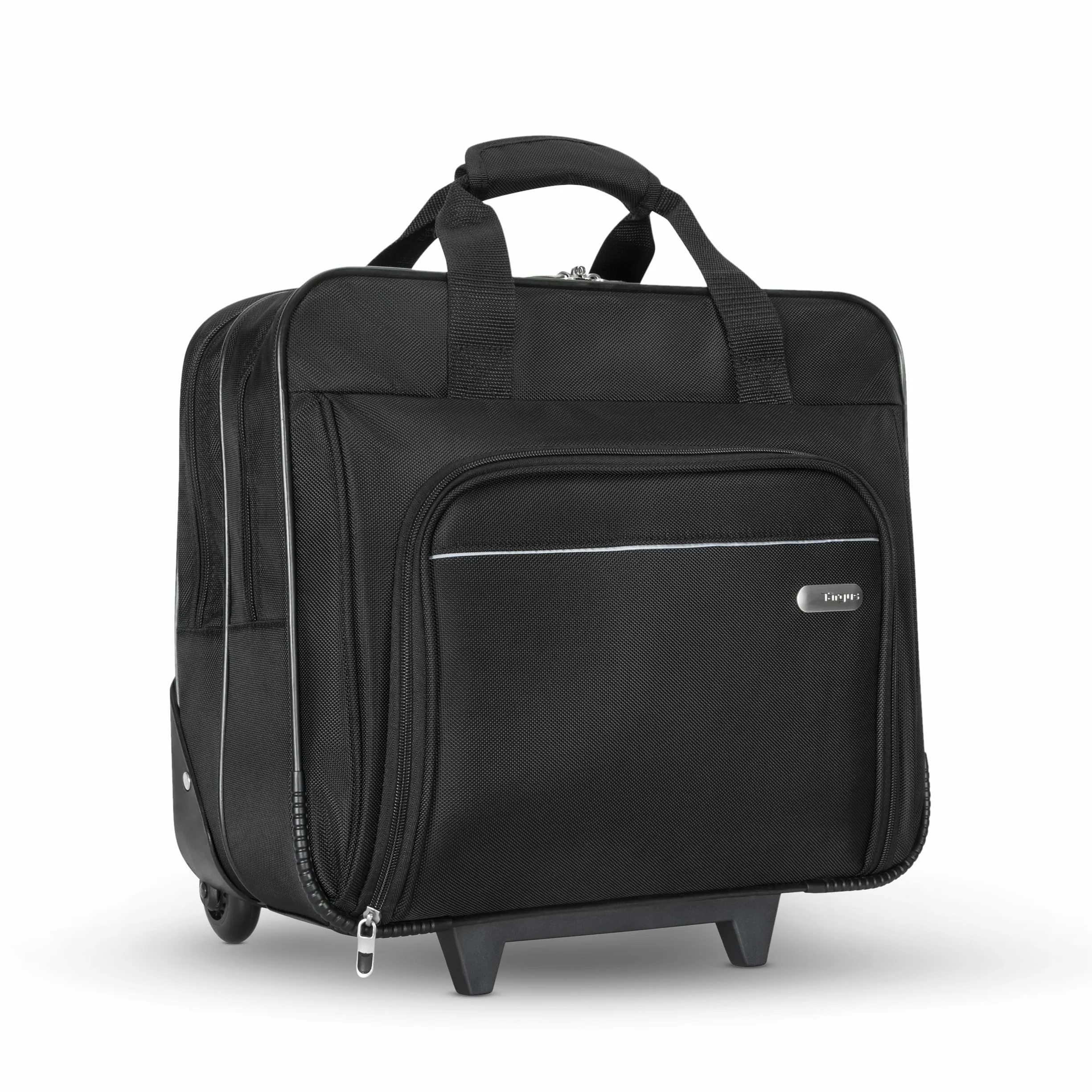 Targus Torba na laptopa na kółkach pasuje do laptopów o przekątnej ekranu do 16 cali, torba Executive Premium na rolkę, zaprojektowana z myślą o biznesowych, profesjonalnych podróżach i dojeżdżających