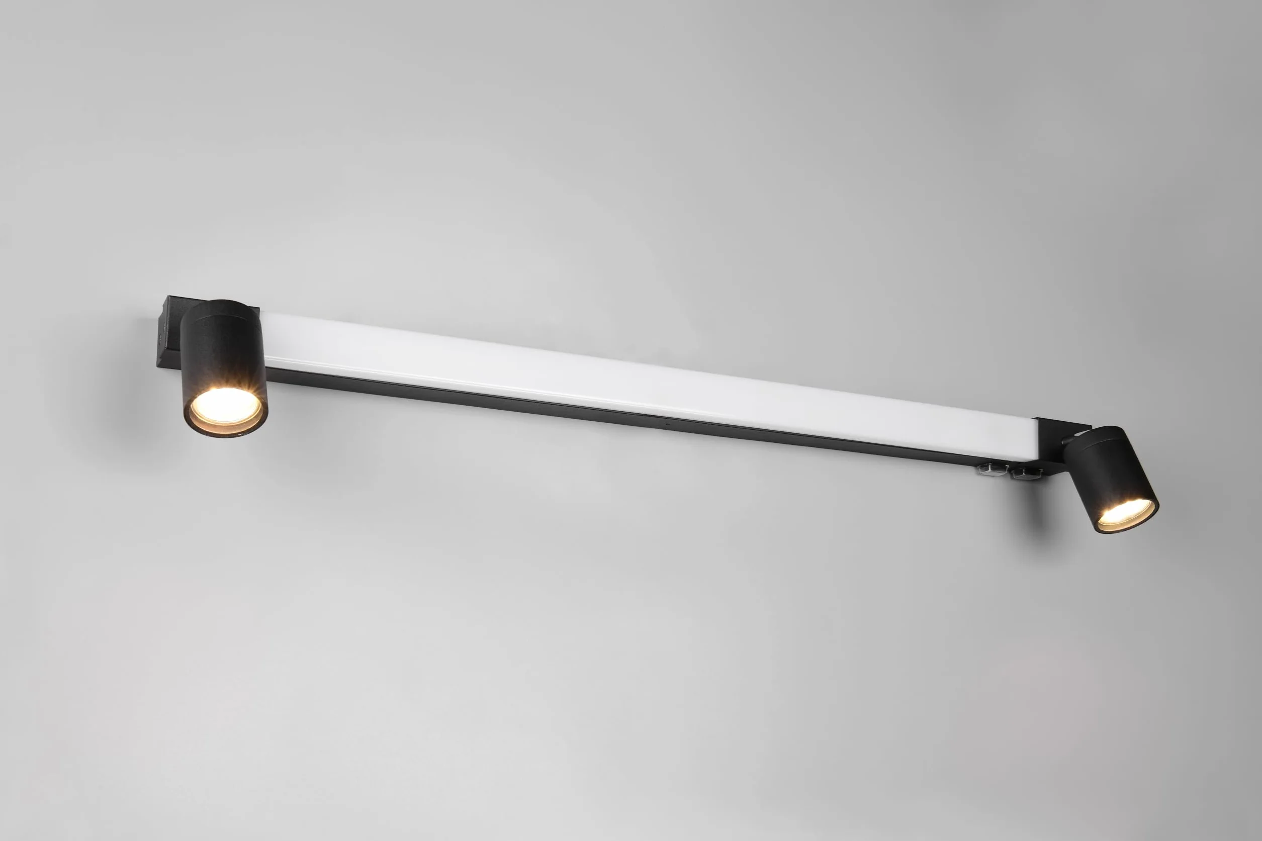Trio Lampa łazienkowa LED Leuchten ENRICO 281479332, metal czarny matowy, 9 W LED, z wyłączeniem. 2x GU10, regulowany kolor światła