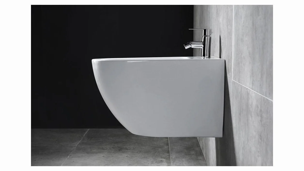 Rea Bidet Podwieszany, Carlo Carter Mini Biały, 49,5x37x32,5cm