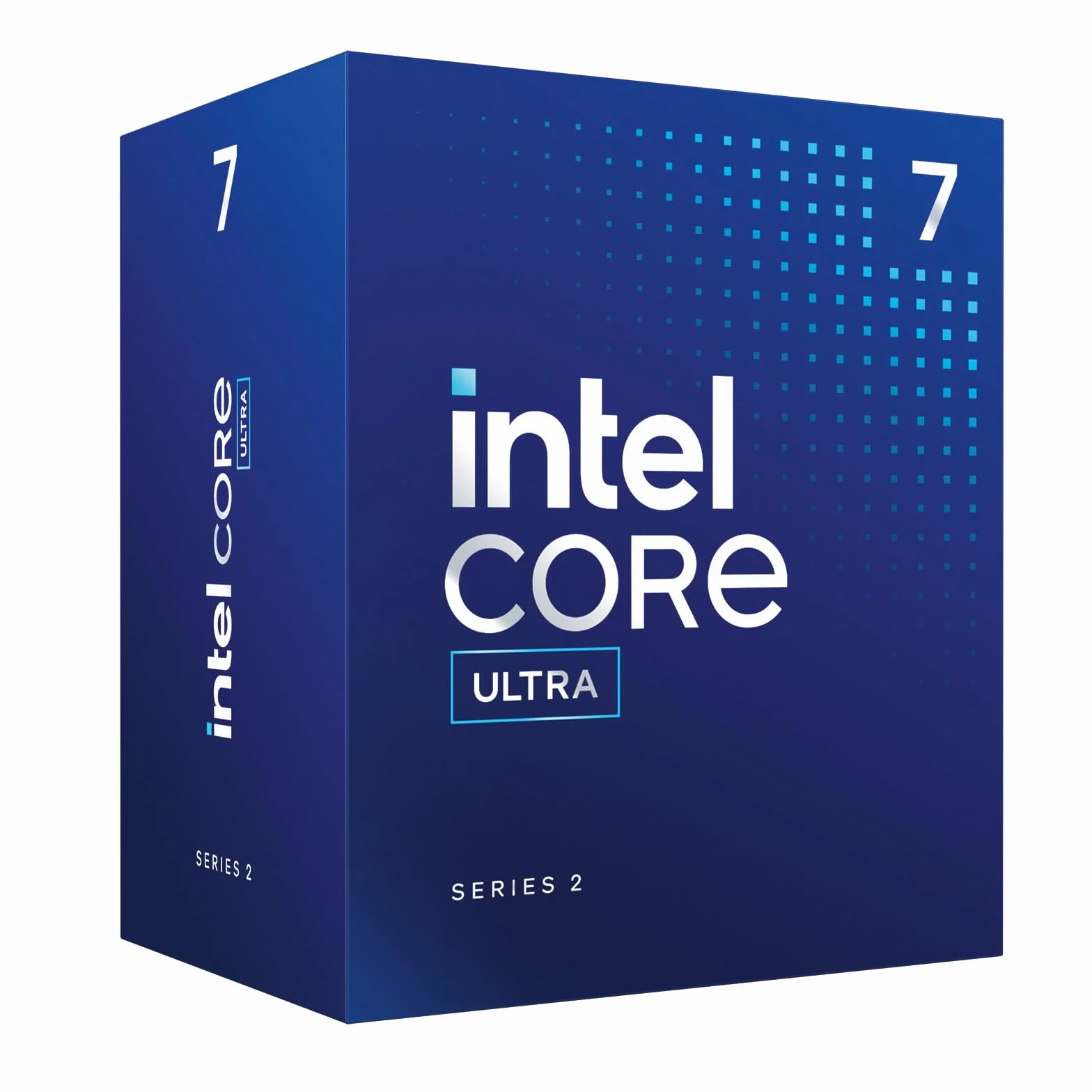Procesor Intel Core Ultra 7 265 do komputerów stacjonarnych. 20 rdzeni (8 rdzeni wydajnościowych + 12 energooszczędnych) do 5,3 GHz.