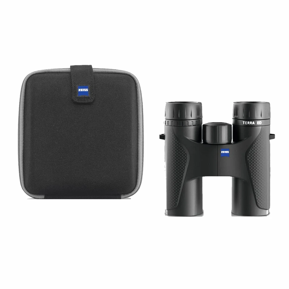 ZEISS Terra ED lornetka 8 x 32, wodoodporna, szybkie ogniskowanie, z powlekanym szkłem dla optymalnej przejrzystości w każdych warunkach pogodowych, do obserwacji ptaków, polowania, zwiedzania, czarna