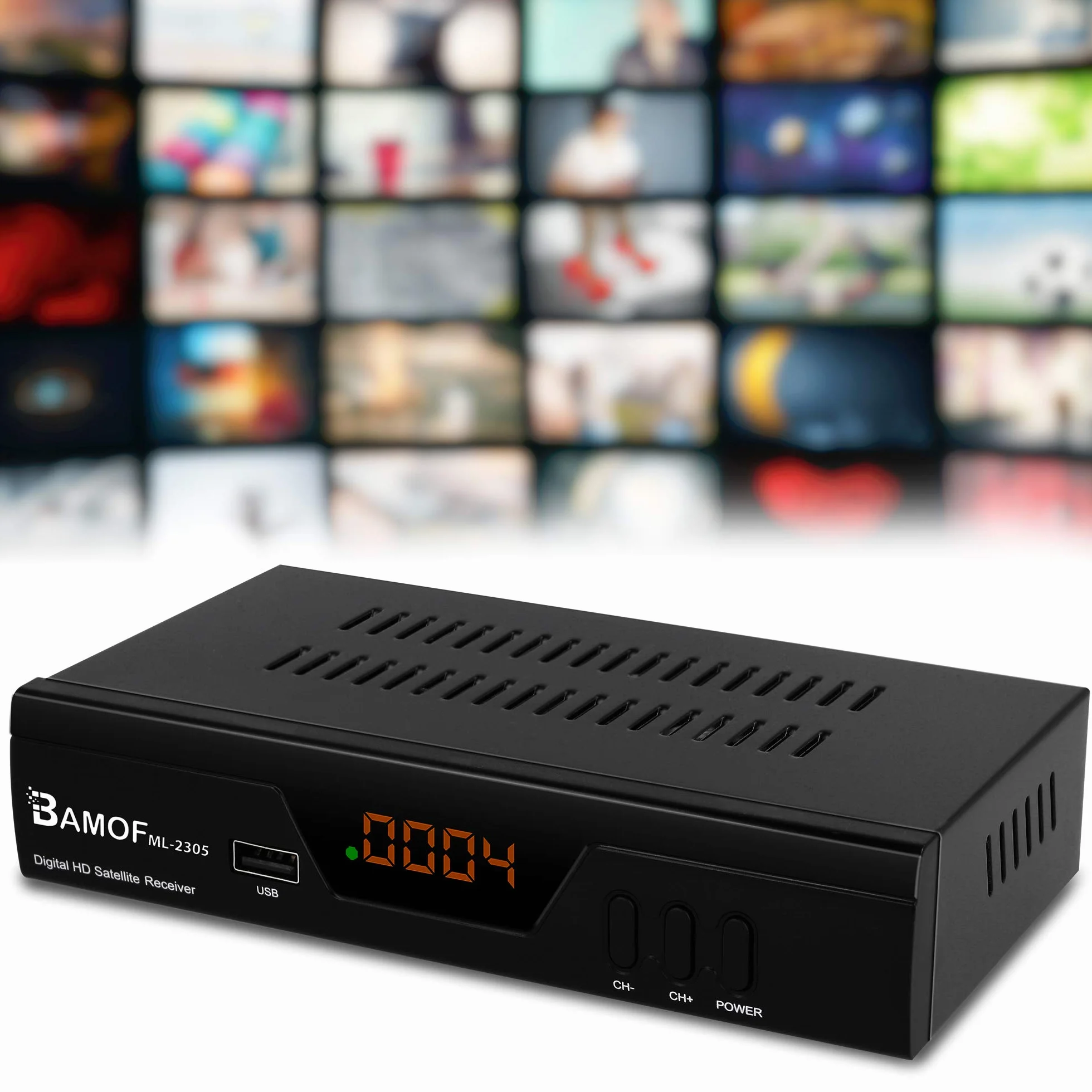 Bamof 2305 Cyfrowy odbiornik satelitarny HDTV DVB-S/S2 HDMI Full HD 1080p