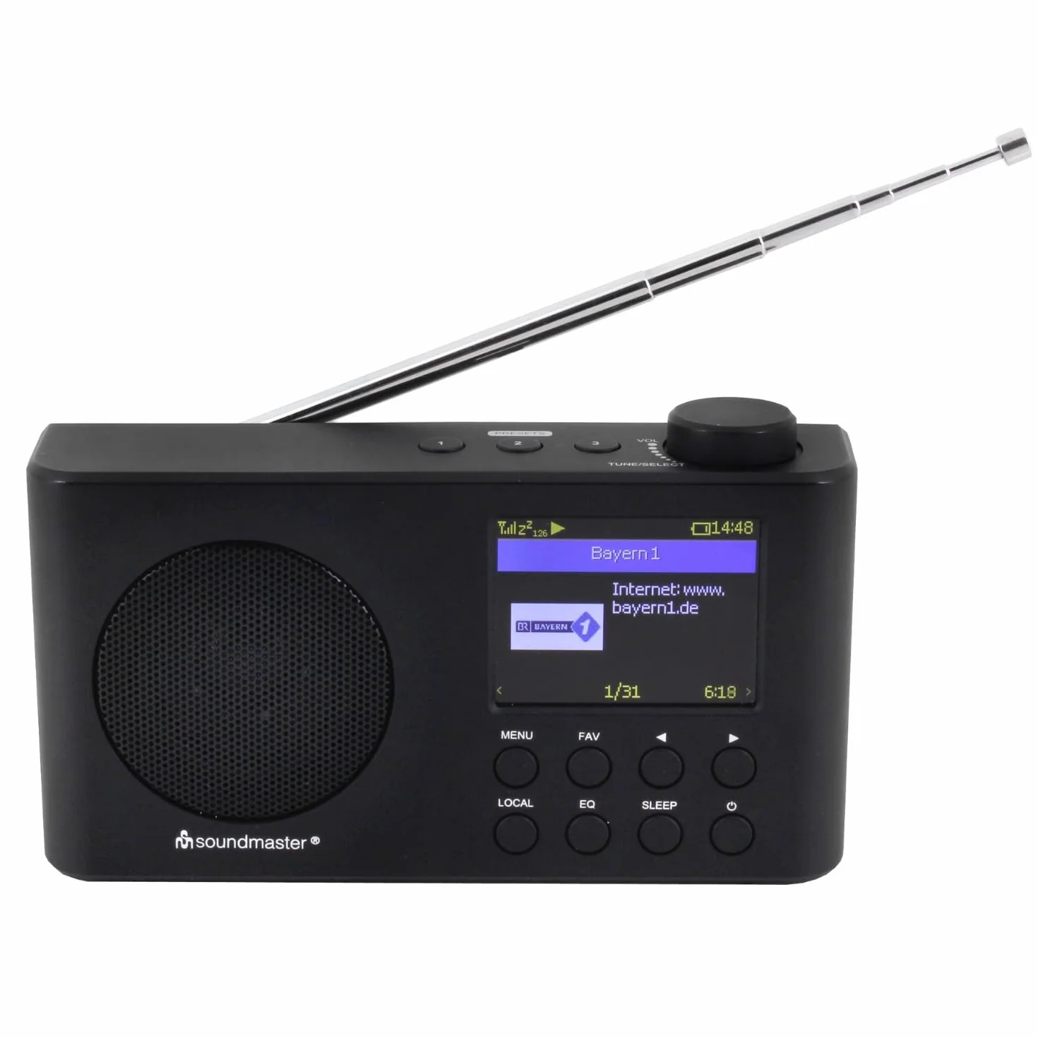 Soundmaster IR6500SW internetowe DAB+ oraz radio FM Bluetooth