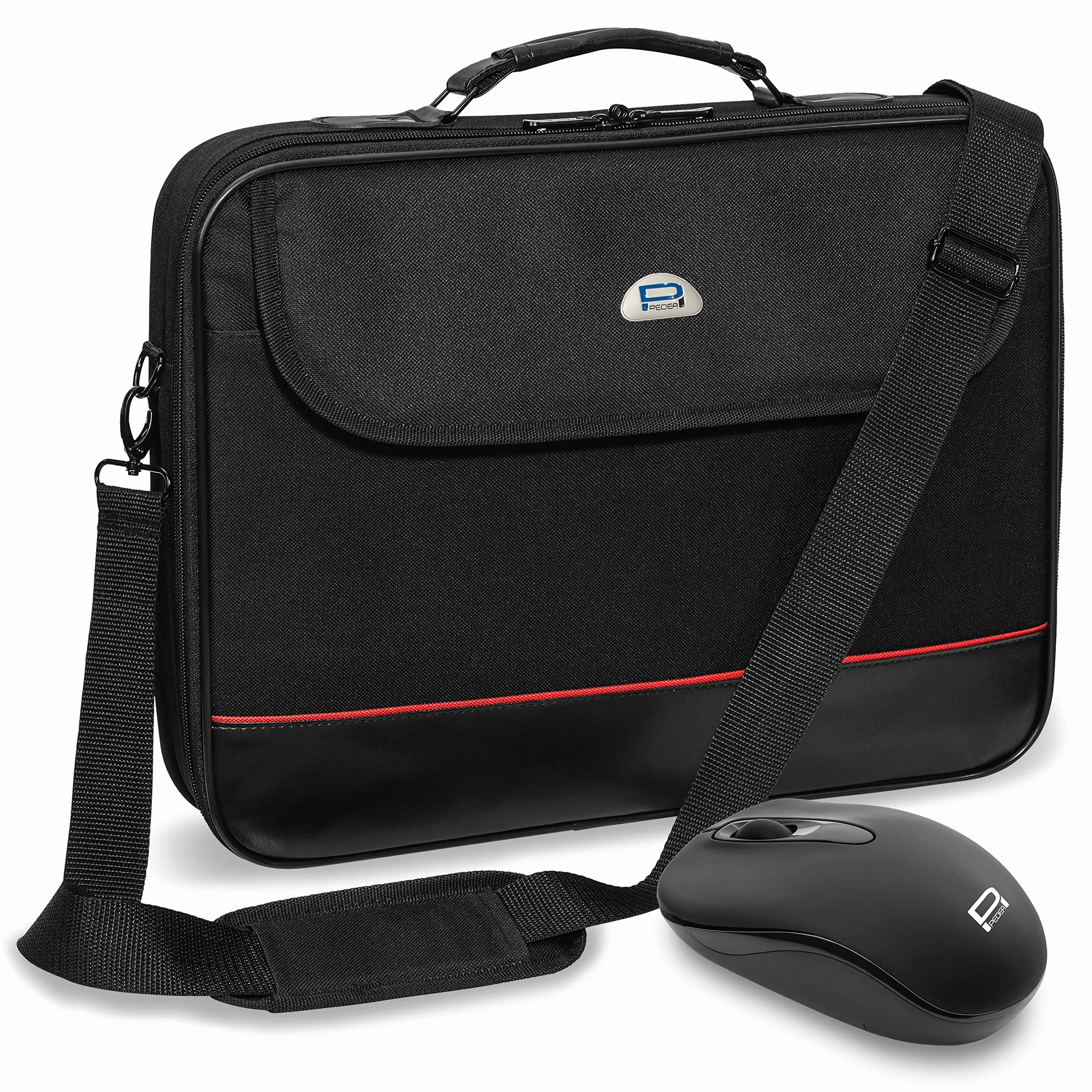 PEDEA Torba na laptopa Trendline 18,4 cala 46,7 cm z myszą bezprzewodową