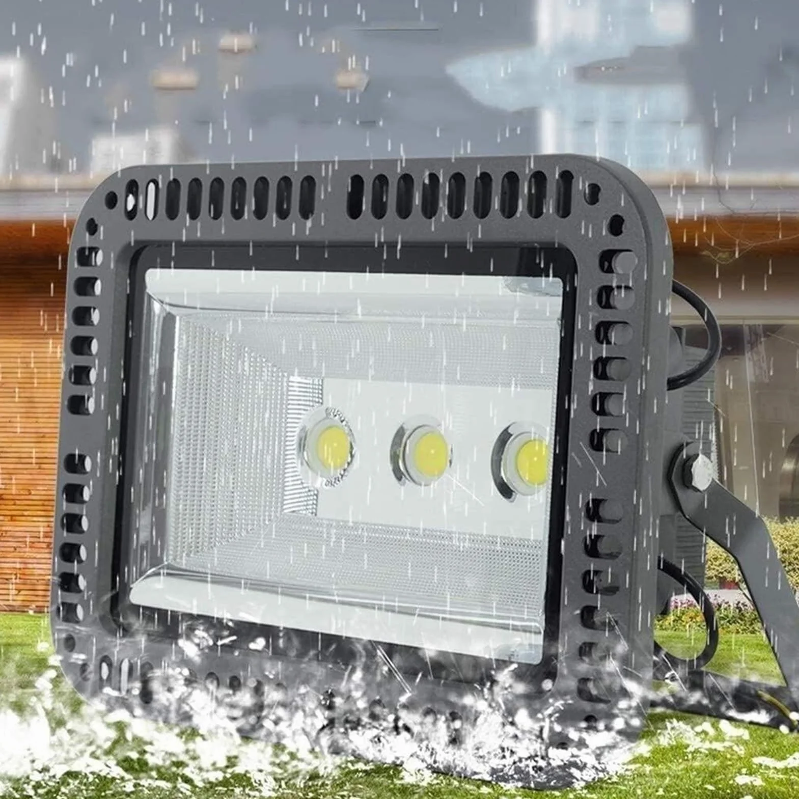 lampy solarne do użytku na zewnątrz, Naświetlacz LED 50W |Reflektor zewnętrzny IP65 | do oświetlenia świątecznego w światłach bezpieczeństwa na podwórku ogrodowym