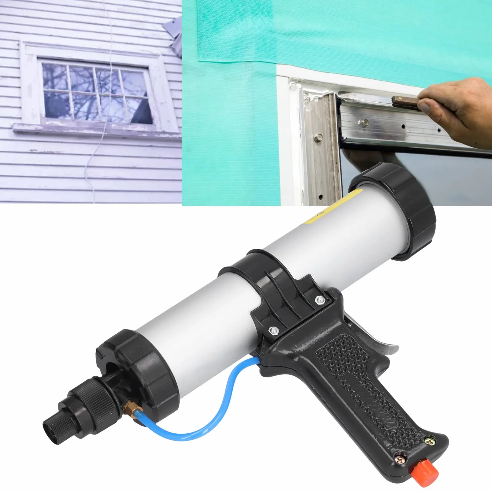 Pneumatyczny Pistolet do Uszczelniania Ergonomiczny Pistolet do Klejenia ze Stopu Aluminium z łatwą kontrolą Dystrybucji Samochodów i Części Samochodowych