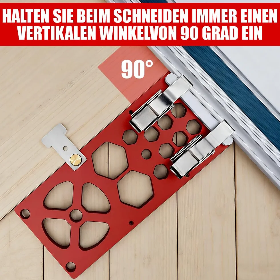 Prowadnica kątowa do Bosch FSN – frezowana CNC 90°, precyzyjne, pionowe cięcie do drewna i projektów DIY, kompatybilna z systemami Bosch FSN, trwała, łatwy montaż do dokładnego cięcia