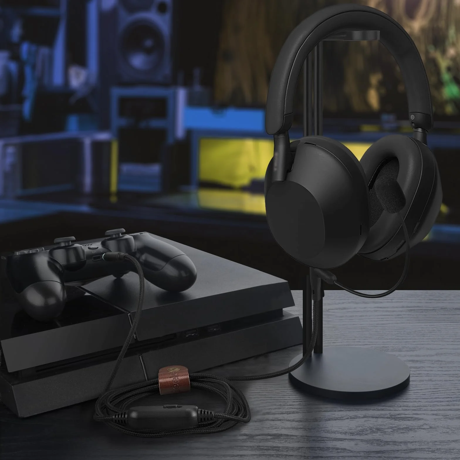 Geekria Kabel do słuchawek z mikrofonem na wysięgniku 3,5 mm 5,6 ft Sony WH-1000XM6/1000XM5/1000XM4 WH-XB920N ULT WEAR