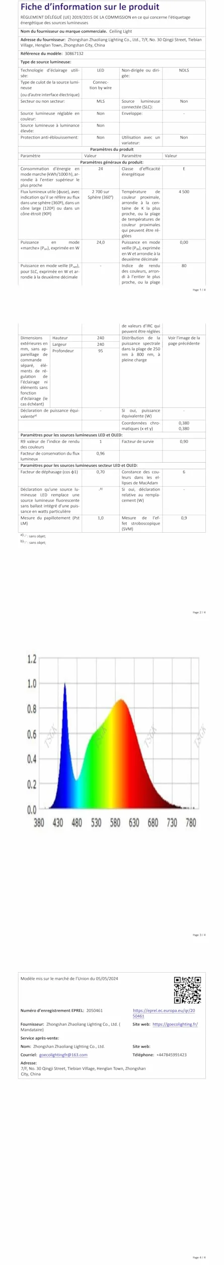 Comely Zestaw 2 nowoczesnych lamp sufitowych LED, 24 W, 1900 lm, mała kwadratowa lampa sufitowa LED, do sypialni, salonu, korytarza, balkonu, naturalnego światła 4500 K, białe 24 cm