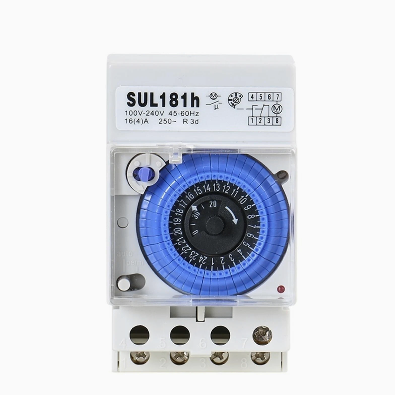 SUL181h Din Rail analogowy mechaniczny programator czasowy 30 minut programowalny 110 V 220 V timer
