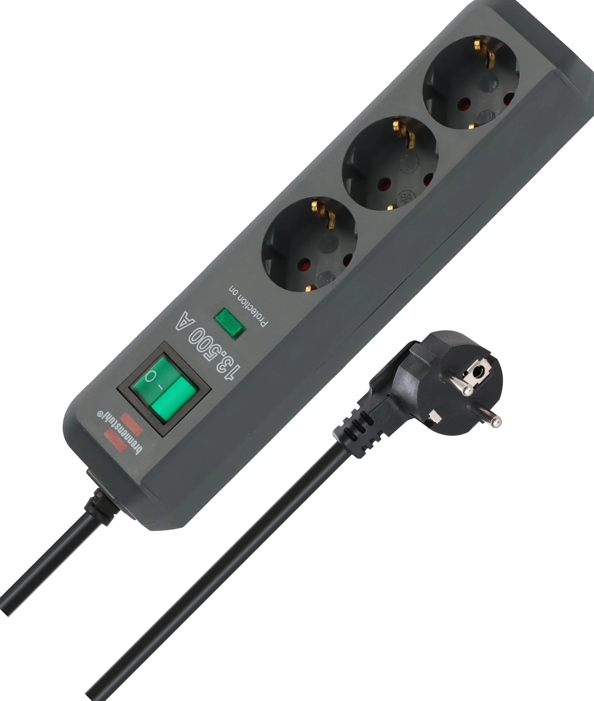 Brennenstuhl Eco-Line - Überspannungsschutz - 3 Ausgangsstecker
