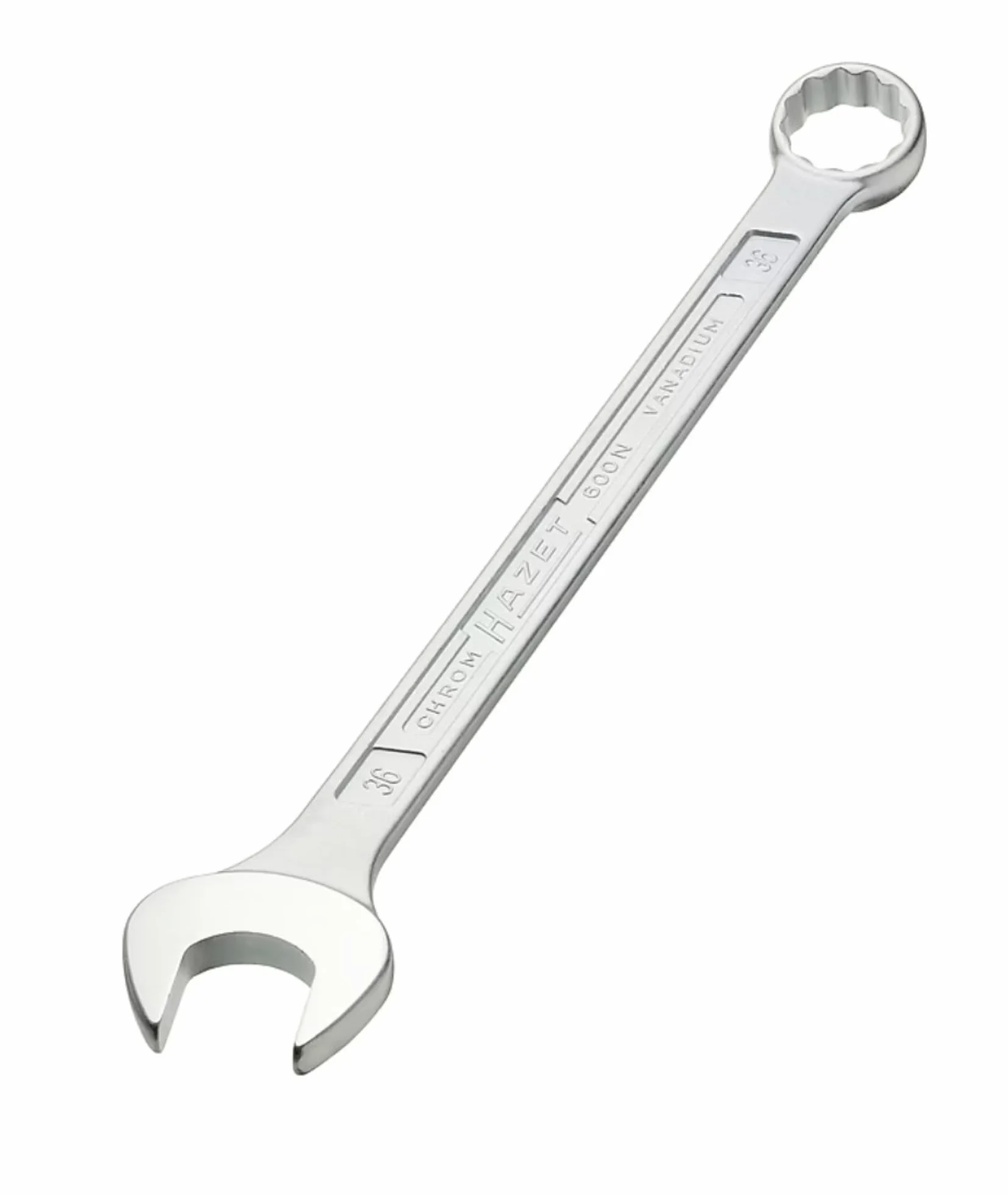 HAZET 600NA/12-1 zestaw kluczy płasko-oczkowych 1/4"-1 5/16" 12-częściowy, chromowany