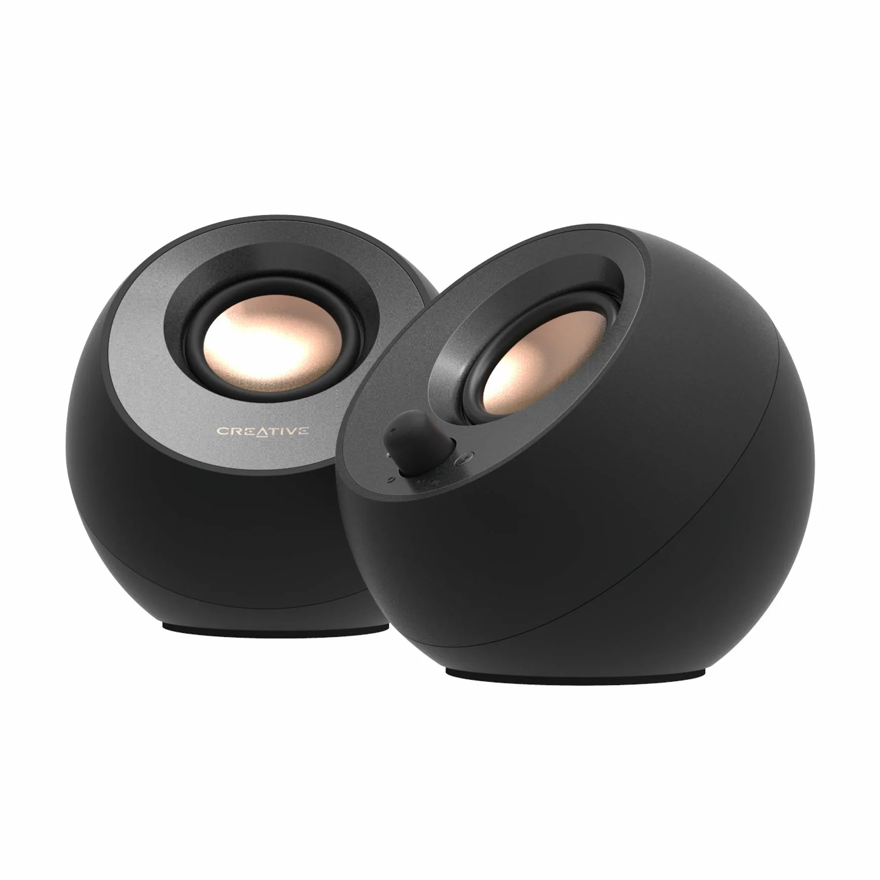 Creative Pebble V3 głośniki stacjonarne 2.0 Bluetooth 5.0 USB-C 8W RMS 16W szczytowa czarny