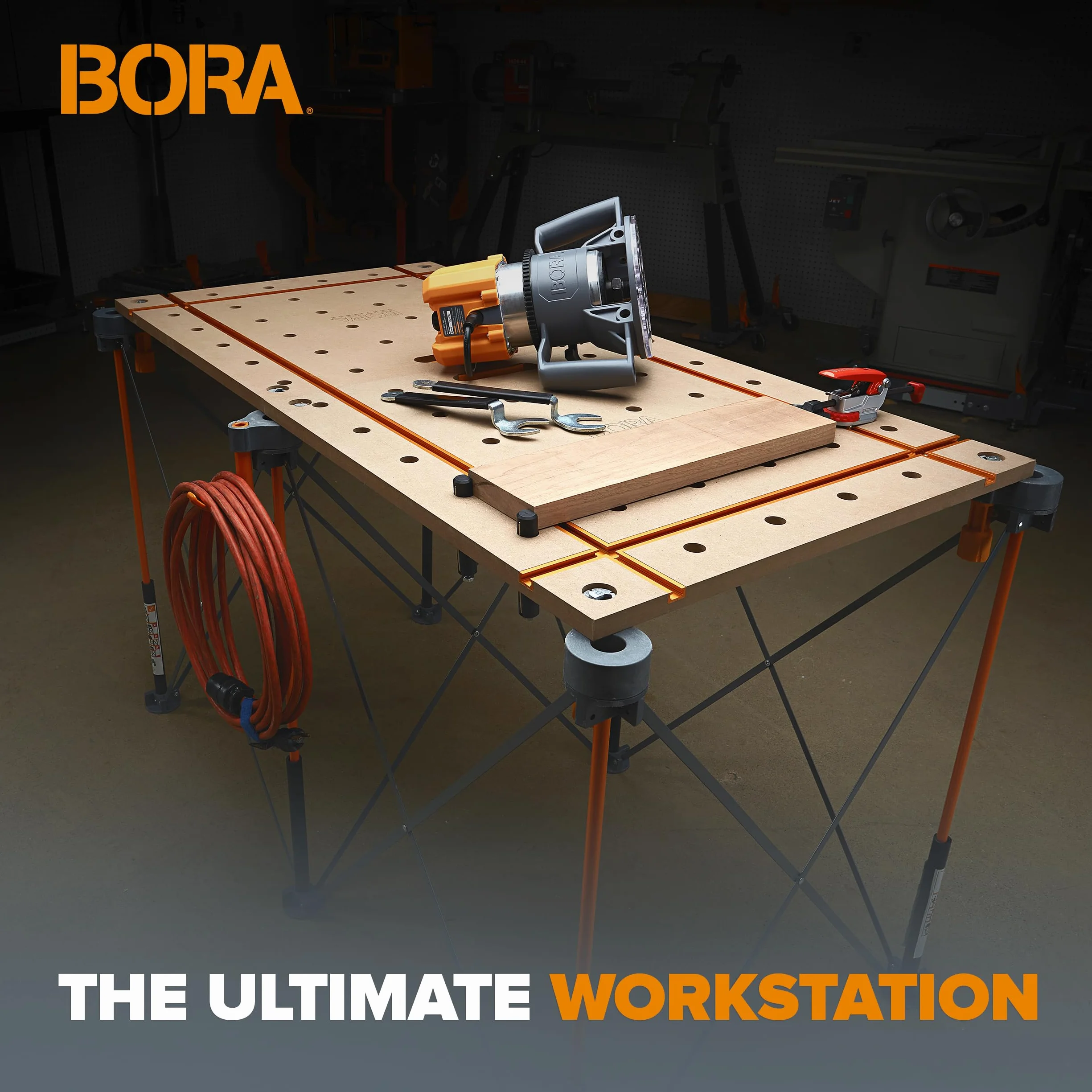 BORA Centipede 0,6 x 1,2 m T-Track Blat - otwory dla psów 20 mm