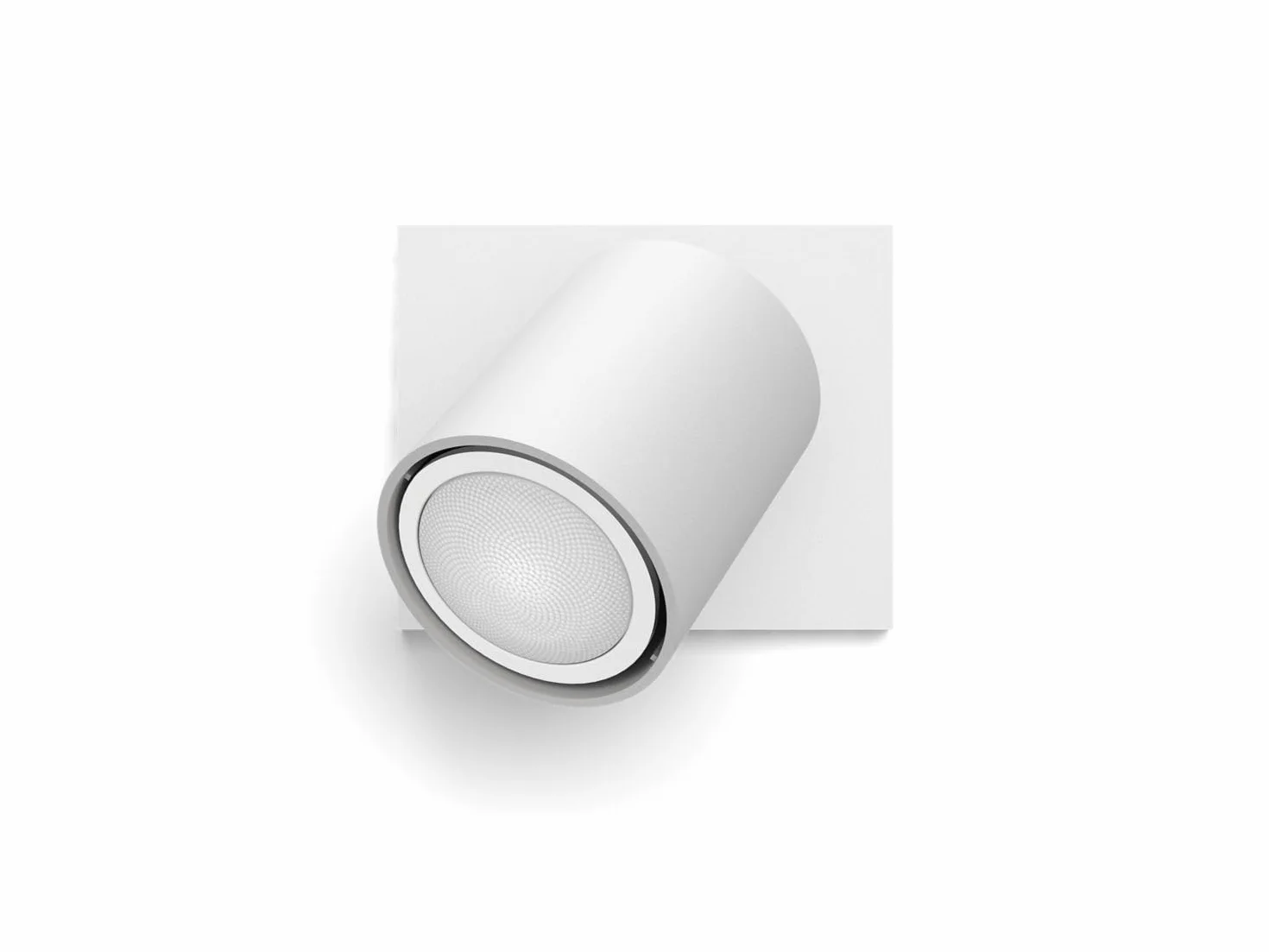 Philips Hue White Ambiance Runner 1 reflektor biały, 1 x GU10 żarówka LED 5 W, ściemniana, w pełni białe kolory, sterowana aplikacją, kompatybilna z Amazon Alexa, nowa generacja