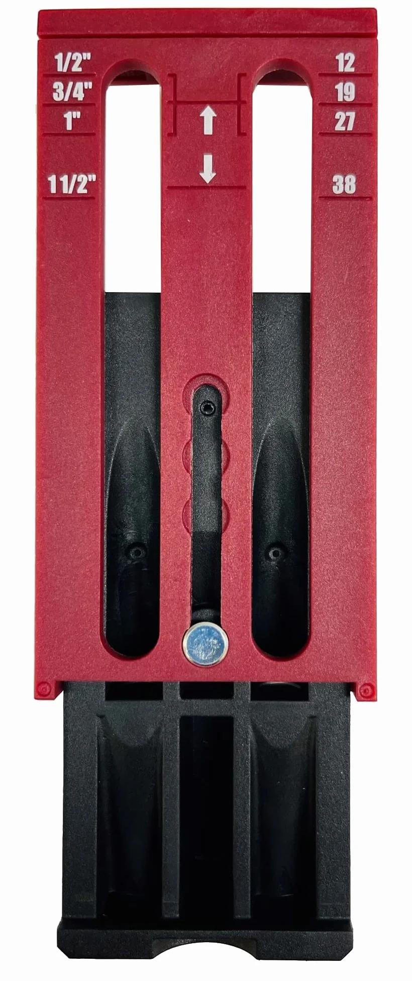 Milescraft 1325 Pocket Jig 200 – kompletny system podwójnych/podwójnych otworów kieszonkowych. Łatwy w użyciu, prowadnica do wiercenia otworów kieszonkowych, przyrząd śrubowy ze wszystkimi