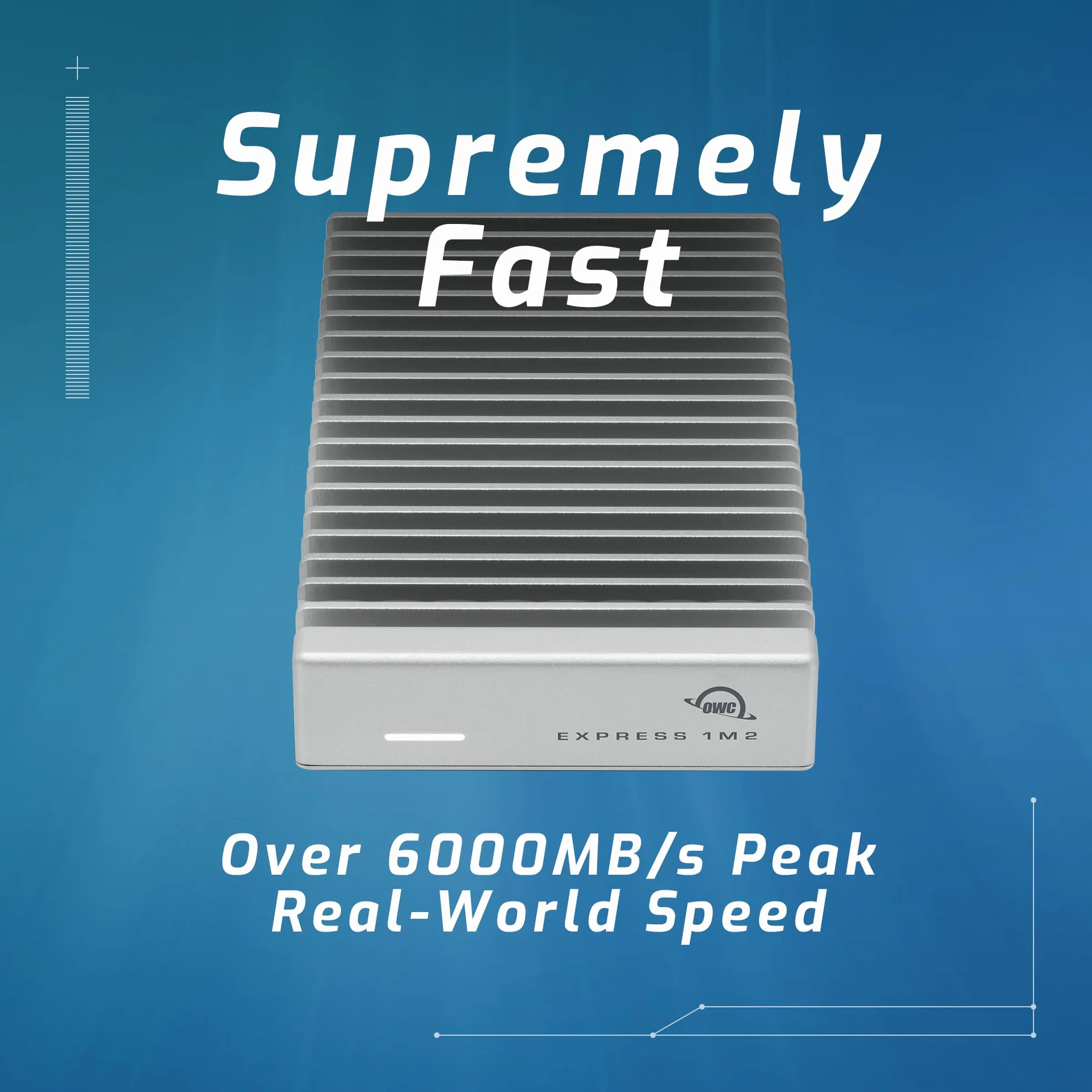 OWC 0TB Express 1M2 USB4 (80 Gb/s) Powered Portable NVMe SSD External Storage Solution (tylko obudowa)