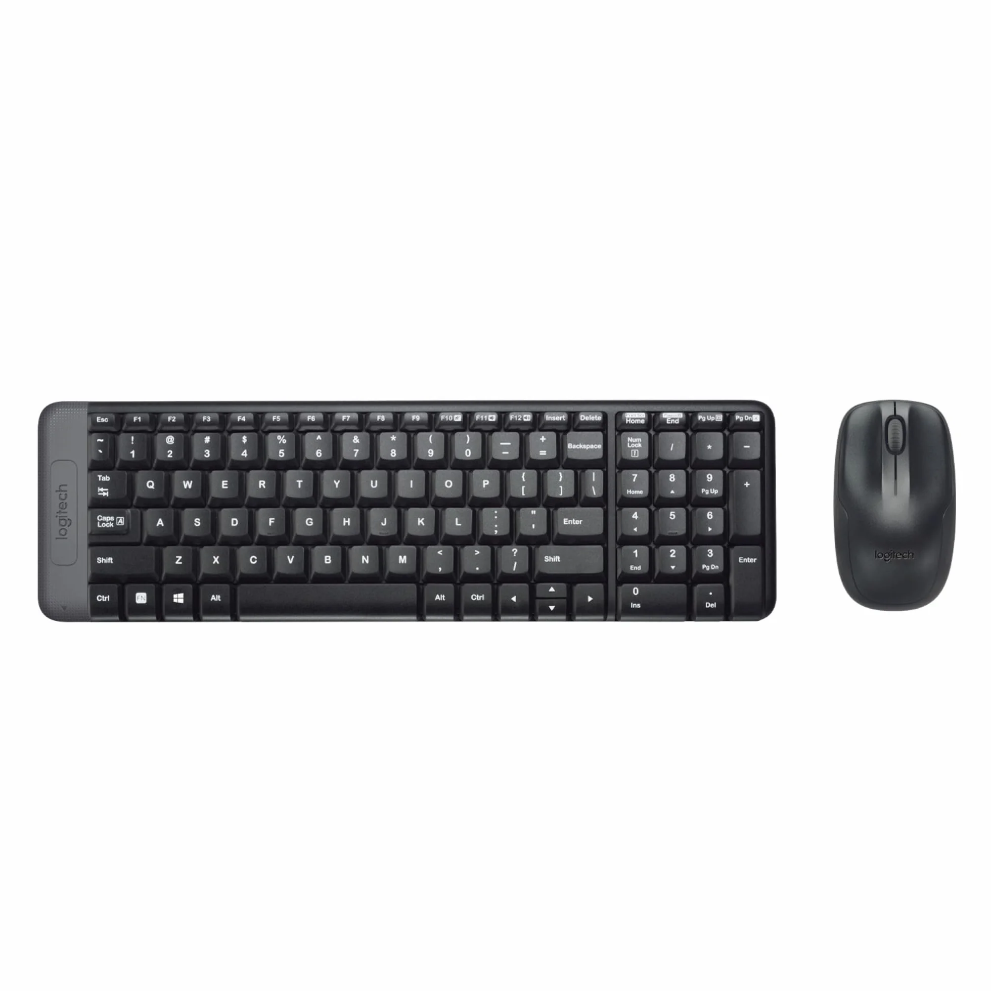 Logitech MK220 Compact Combo klawiatura i mysz 2,4 GHz USB Unifying QWERTY US Intl Czarny