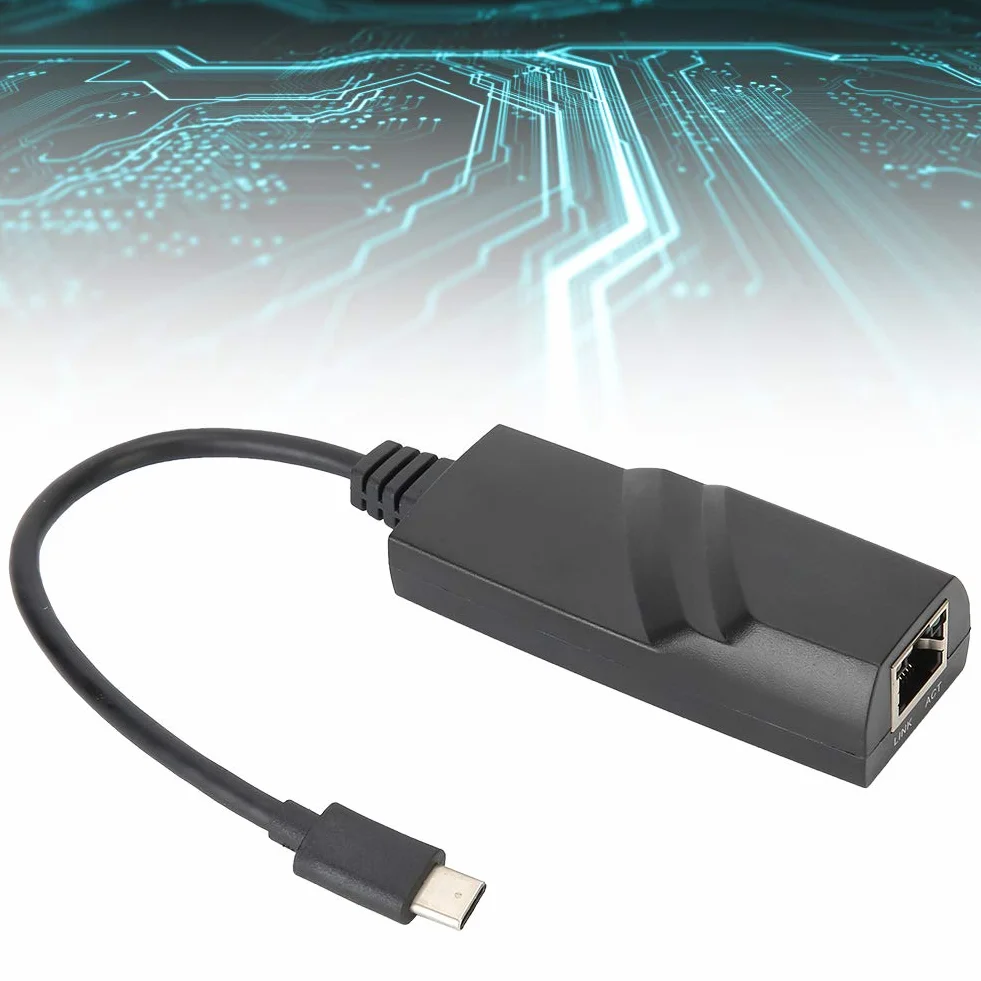 Gigabit Ethernet adapter USB 3.0 na RJ45 typ C ultracienki do laptopów tabletów komputerów