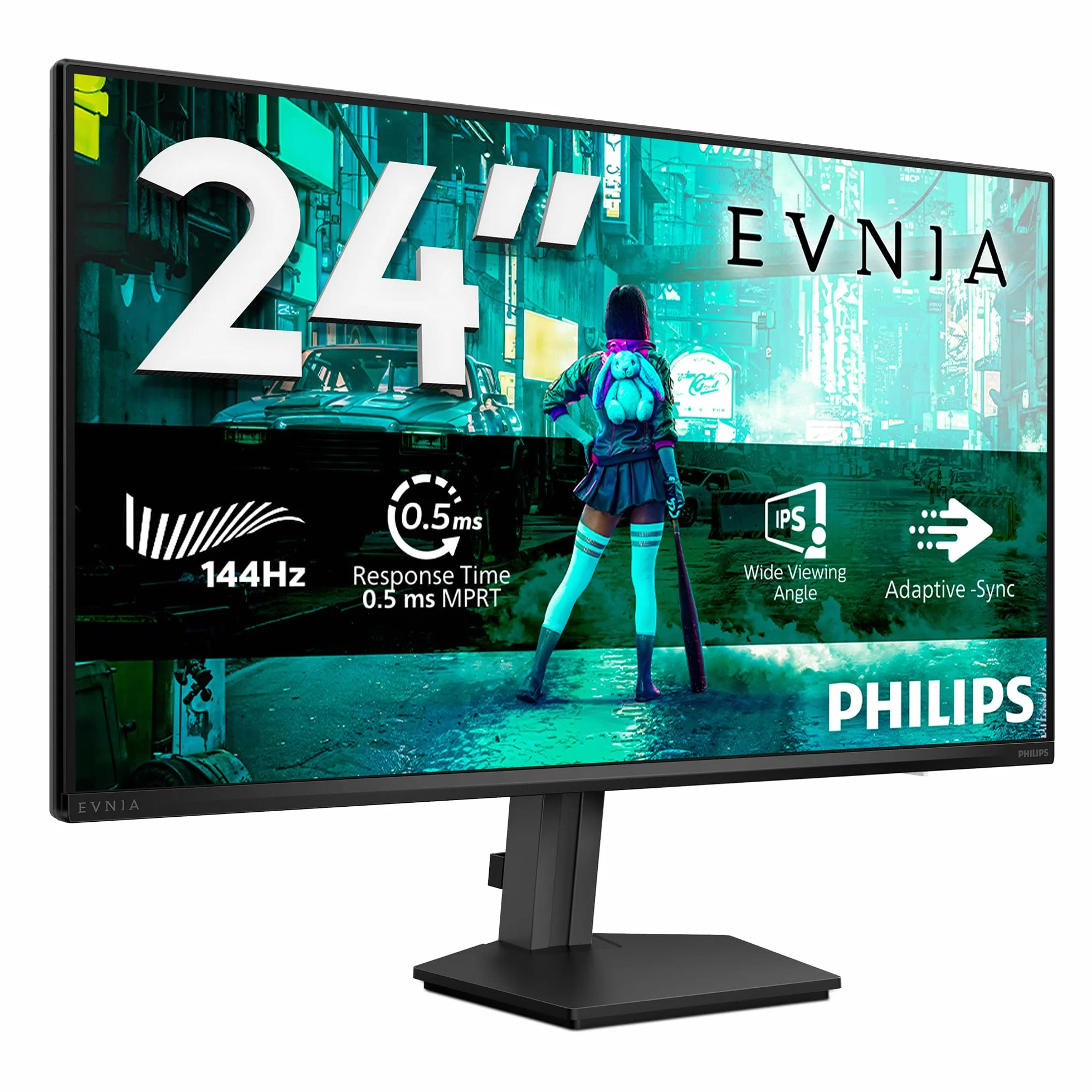 Philips Evnia 24M2N3200NF 24-calowy monitor gamingowy Full HD 144 Hz 1920x1080 HDMI 2.0 DisplayPort 1.4 czarny