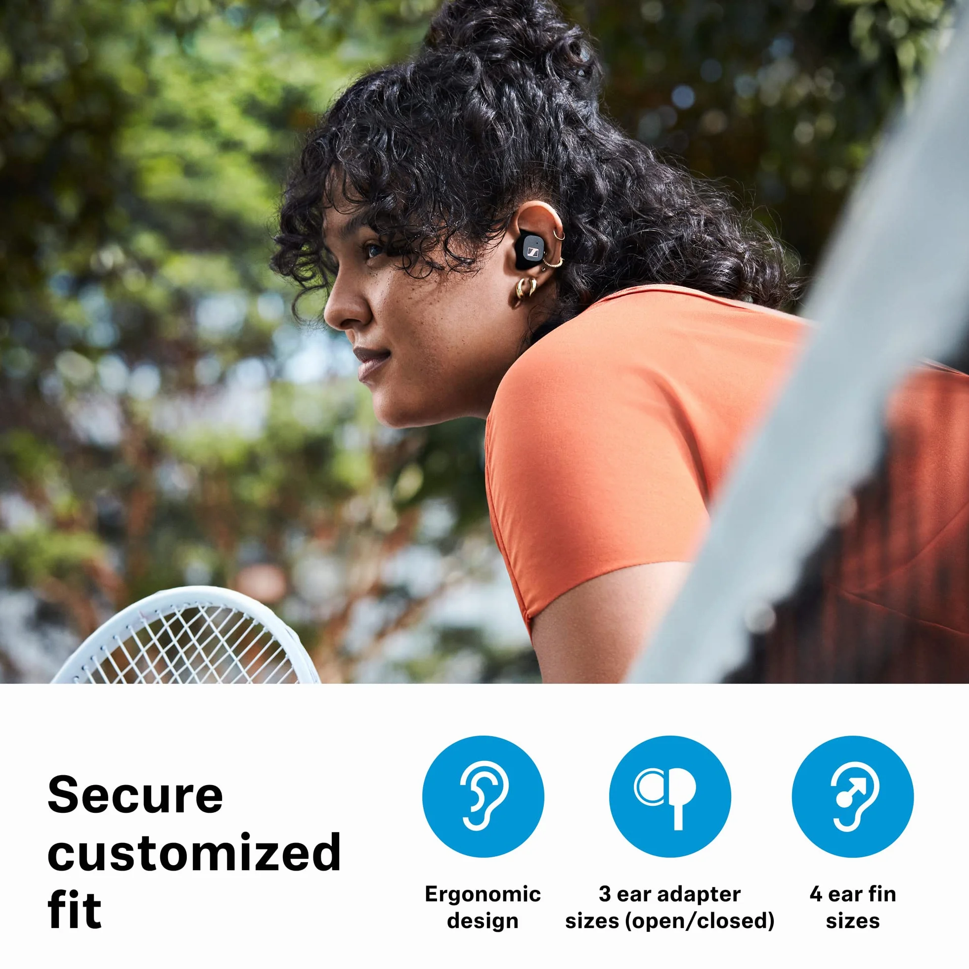Sennheiser Sport True Wireless 509299 Słuchawki Douszne, Czerń