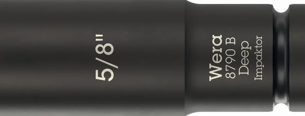 Listwa magnetyczna 9661 B Impaktor Deep Imperial 1 z zestawem kluczy nasadowych, 3/8", 9 części