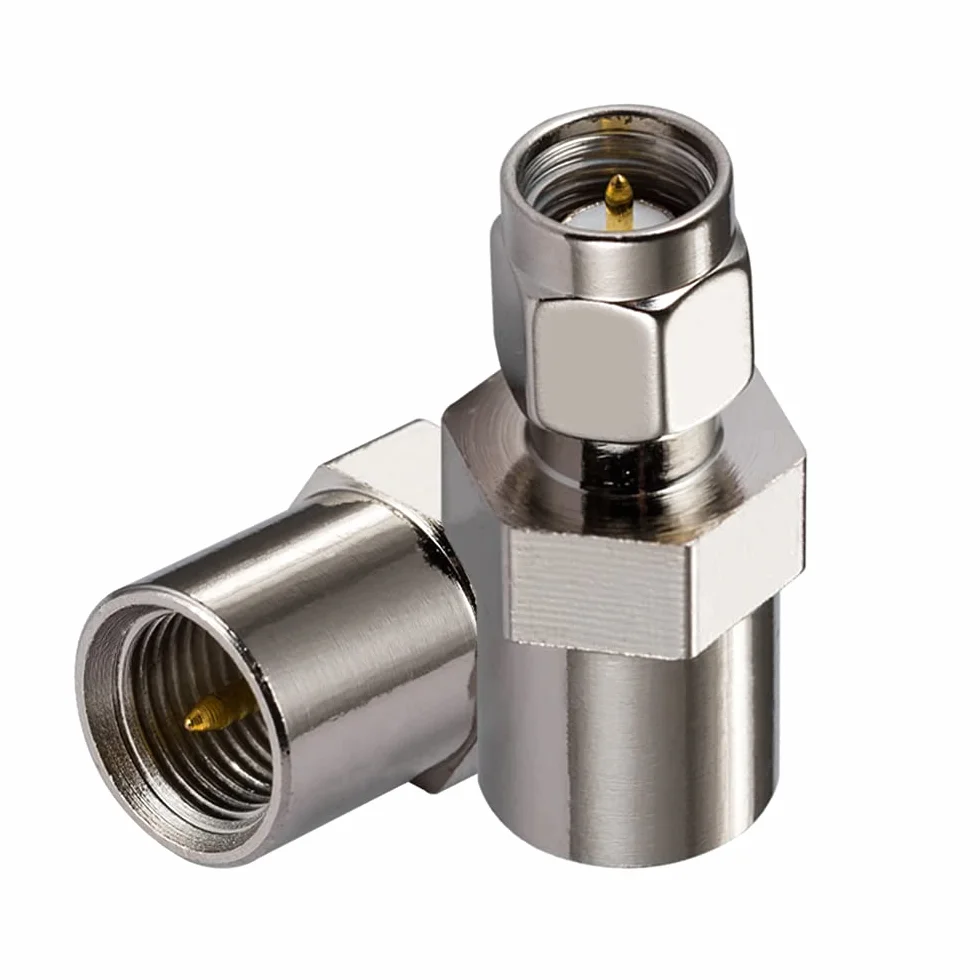Vecys 4G Adapter Antenowy SMA Męski do FME Męski 2G 3G 4G LTE Routerów (2 szt.)
