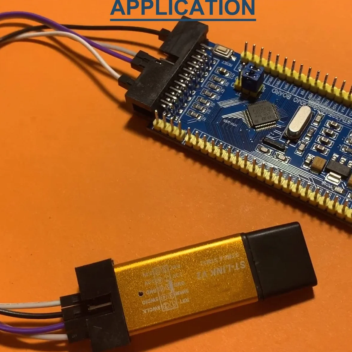 ST-LINK V2 Emulator Programator STM8 STM32 3,3 V 5 V z kablem DuPont