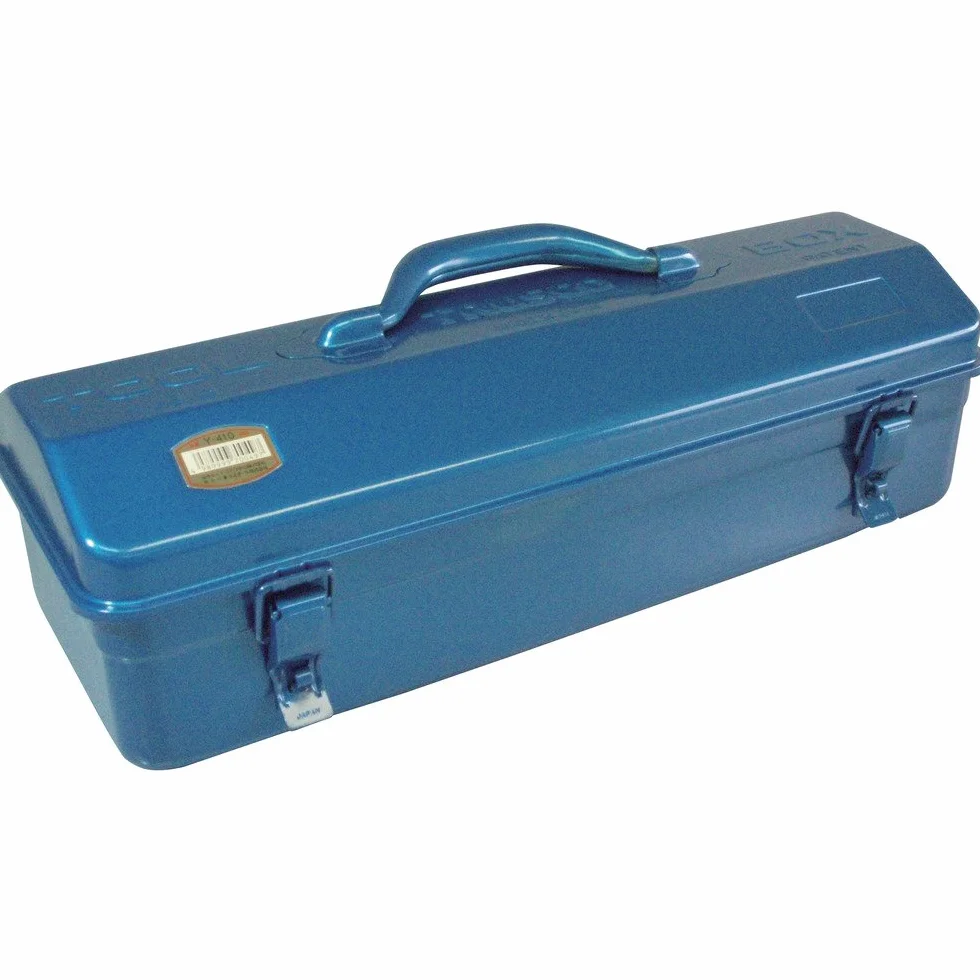 TRUSCO Y-410-B kątowa skrzynka narzędziowa, 433 x 168 x 173,5 mm, niebieska