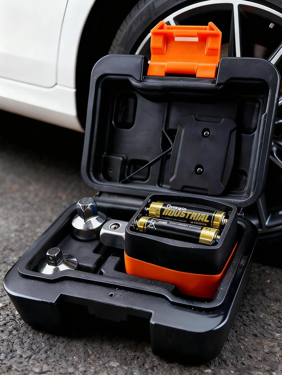 ATsafepro Cyfrowy Przenośnik Momentu 1/2" 17-340 Nm, Klucz Dynamometryczny z Kolorowym Wyświetlaczem LCD i Sygnalizatorem Dźwiękowym, Adaptery 1/4” i 3/8” do Samochodu i Motocykla, Dokładny Pomiar, Pr
